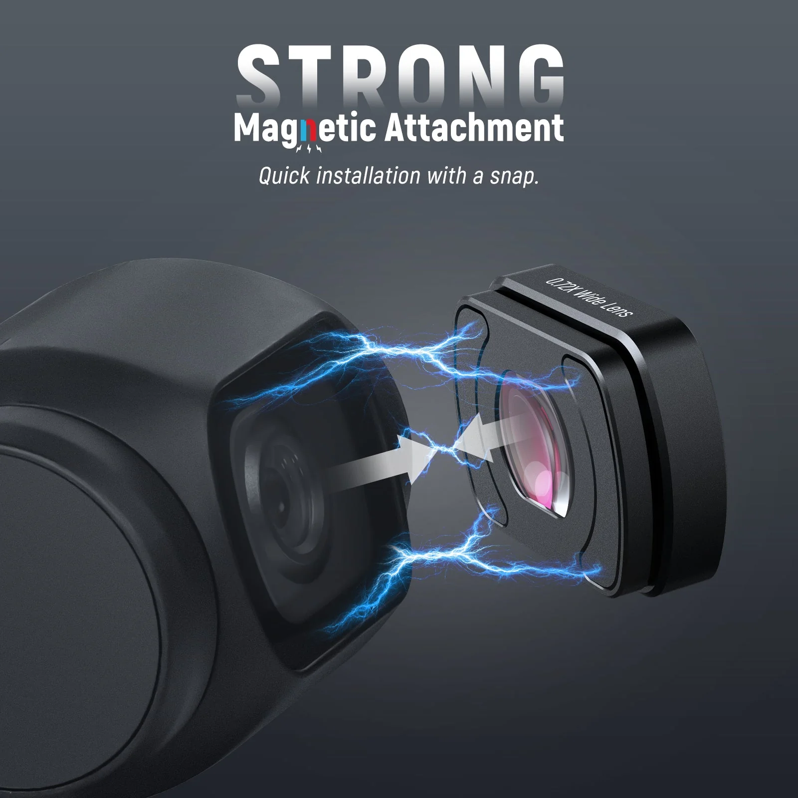 NEEWER LS-70 112° FOV 0.72X Wide Angle Lens for DJI Osmo Pocket 3 / Pocket 4 - Image 6