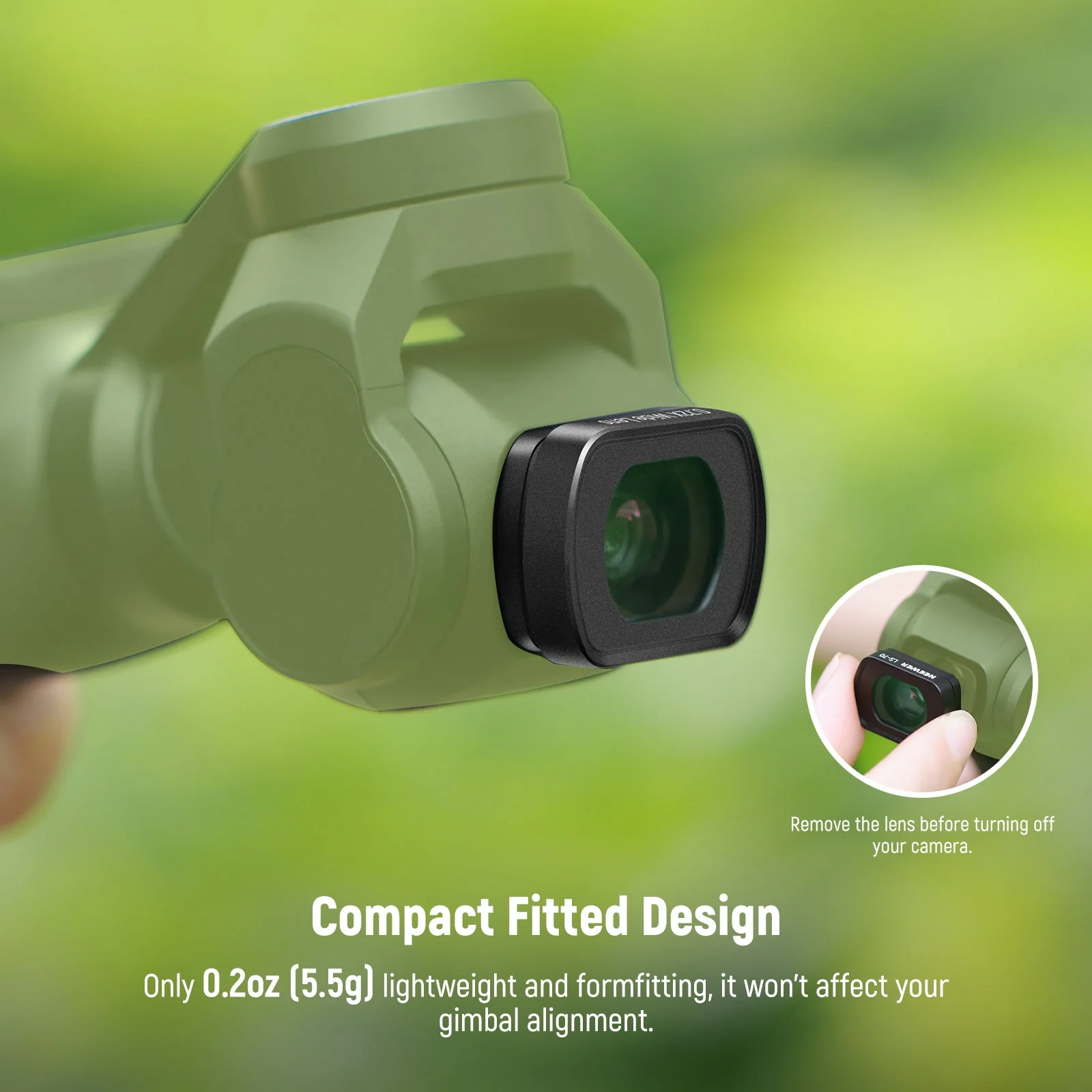 NEEWER LS-70 112° FOV 0.72X Wide Angle Lens for DJI Osmo Pocket 3 / Pocket 4 - Image 7