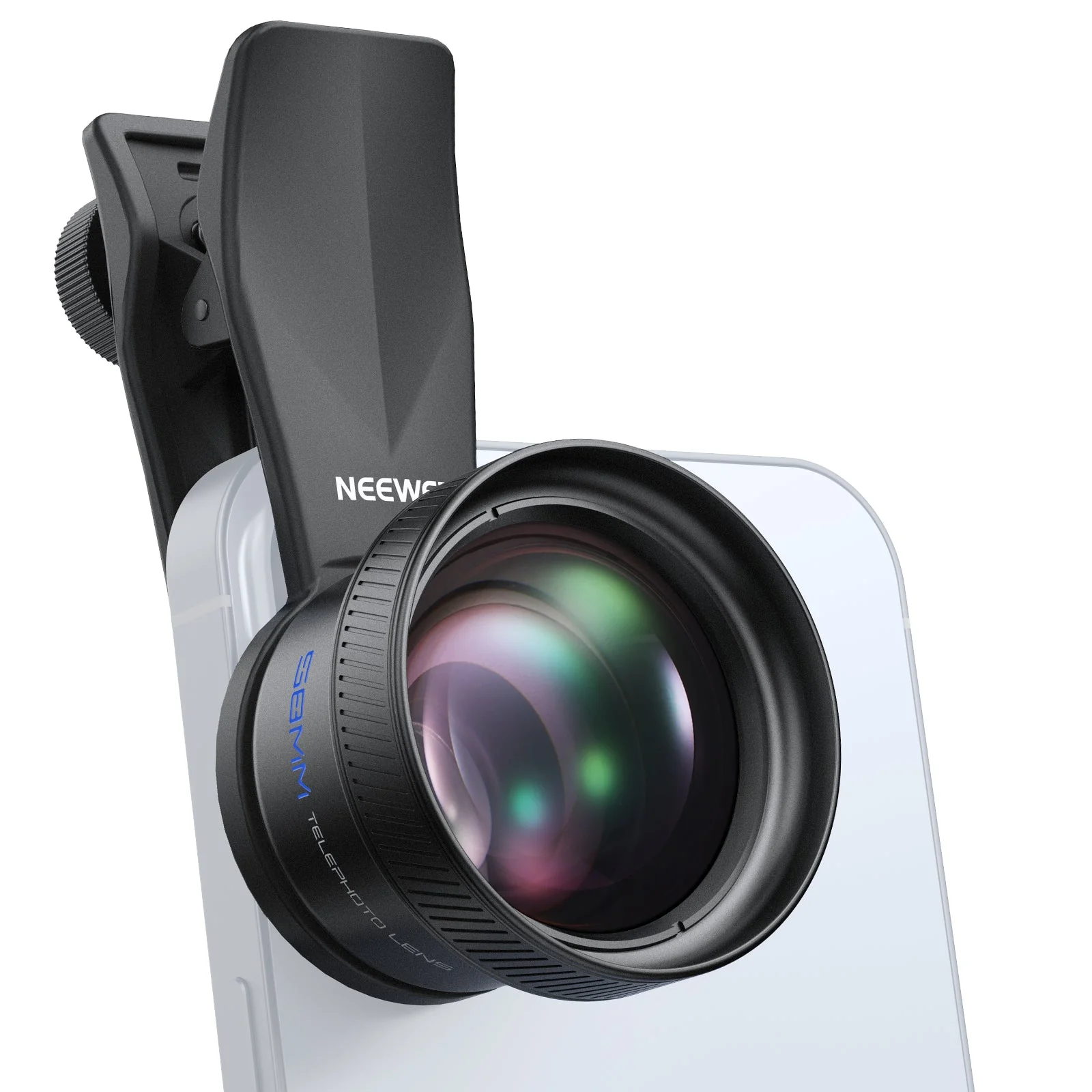 NEEWER LS-71 58mm Telephoto Phone Lens with 17mm Threaded Clip