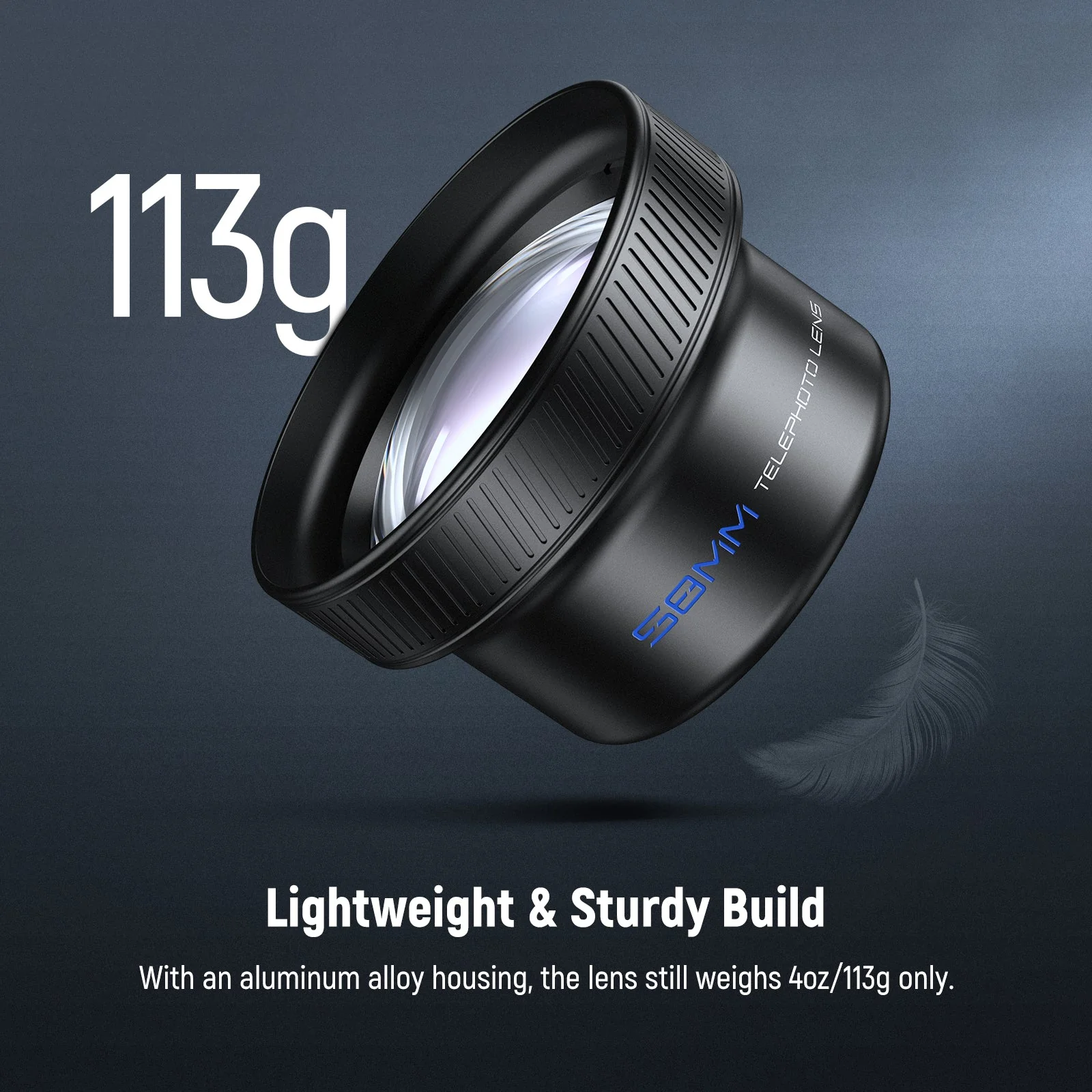 NEEWER LS-71 58mm Telephoto Phone Lens with 17mm Threaded Clip - Image 6