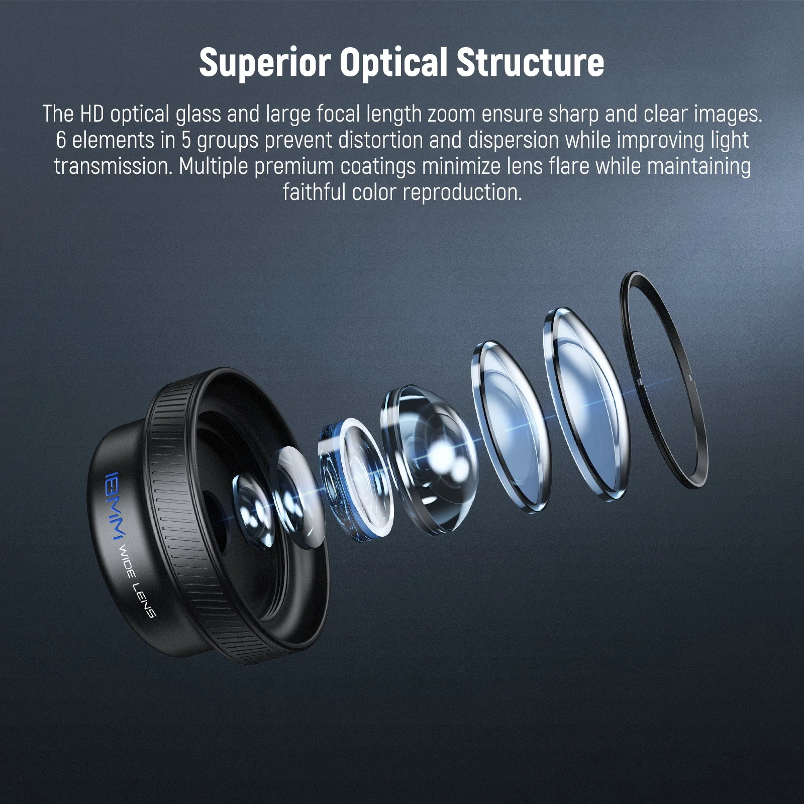NEEWER LS-72 100° FOV 18mm Wide Angle Lens with 17mm Threaded Clip - Image 5