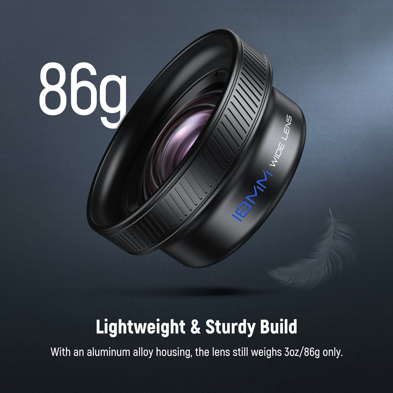 NEEWER LS-72 100° FOV 18mm Wide Angle Lens with 17mm Threaded Clip - Image 6