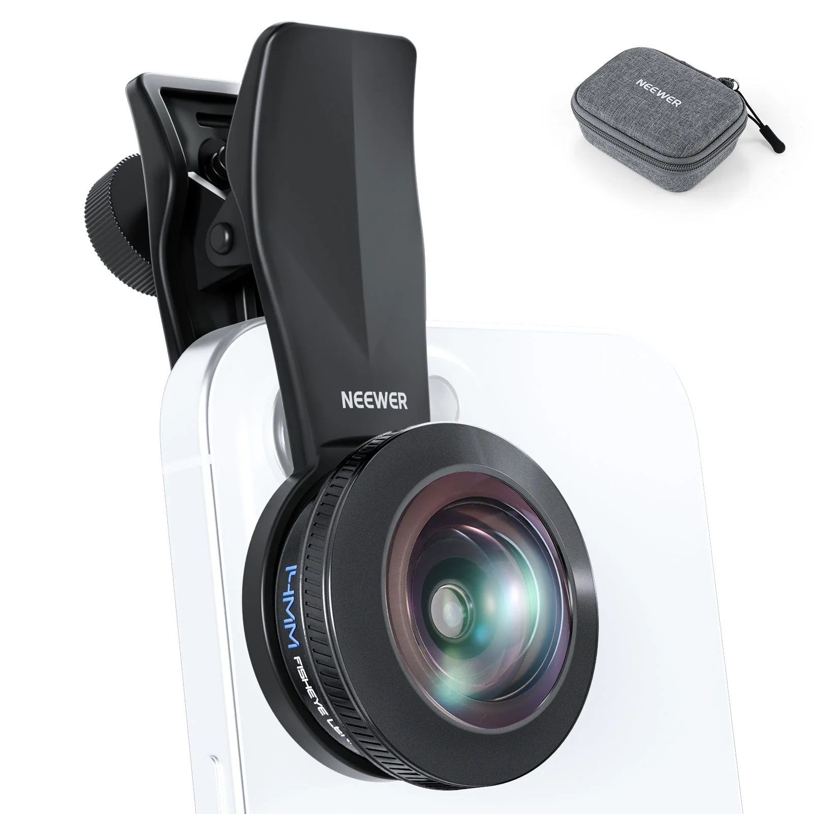 NEEWER LS-77 170° 14mm Fish Eye VR Lens with 17mm Threaded Clip