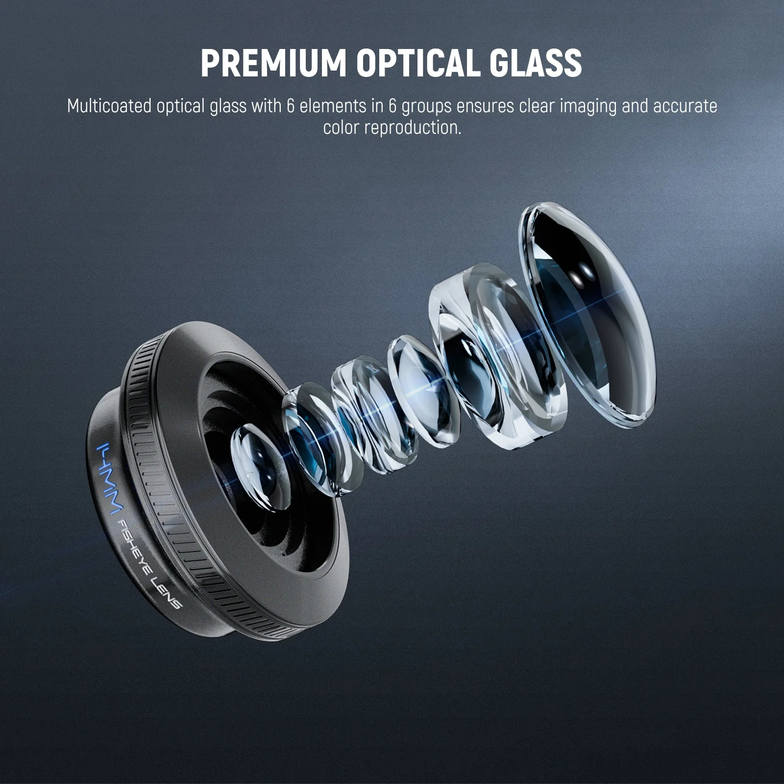 NEEWER LS-77 170° 14mm Fish Eye VR Lens with 17mm Threaded Clip - Image 5
