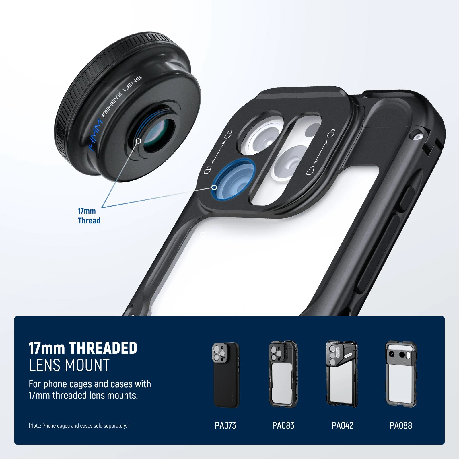 NEEWER LS-77 170° 14mm Fish Eye VR Lens with 17mm Threaded Clip - Image 7