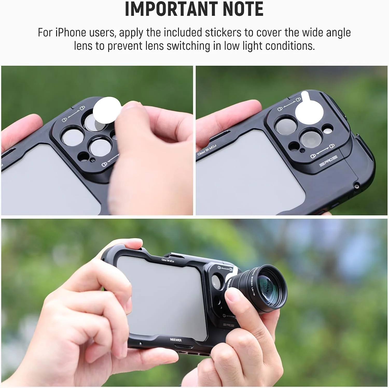 NEEWER LS-79 2X Lens Converter for Phone Telephoto Camera Lens - Image 15
