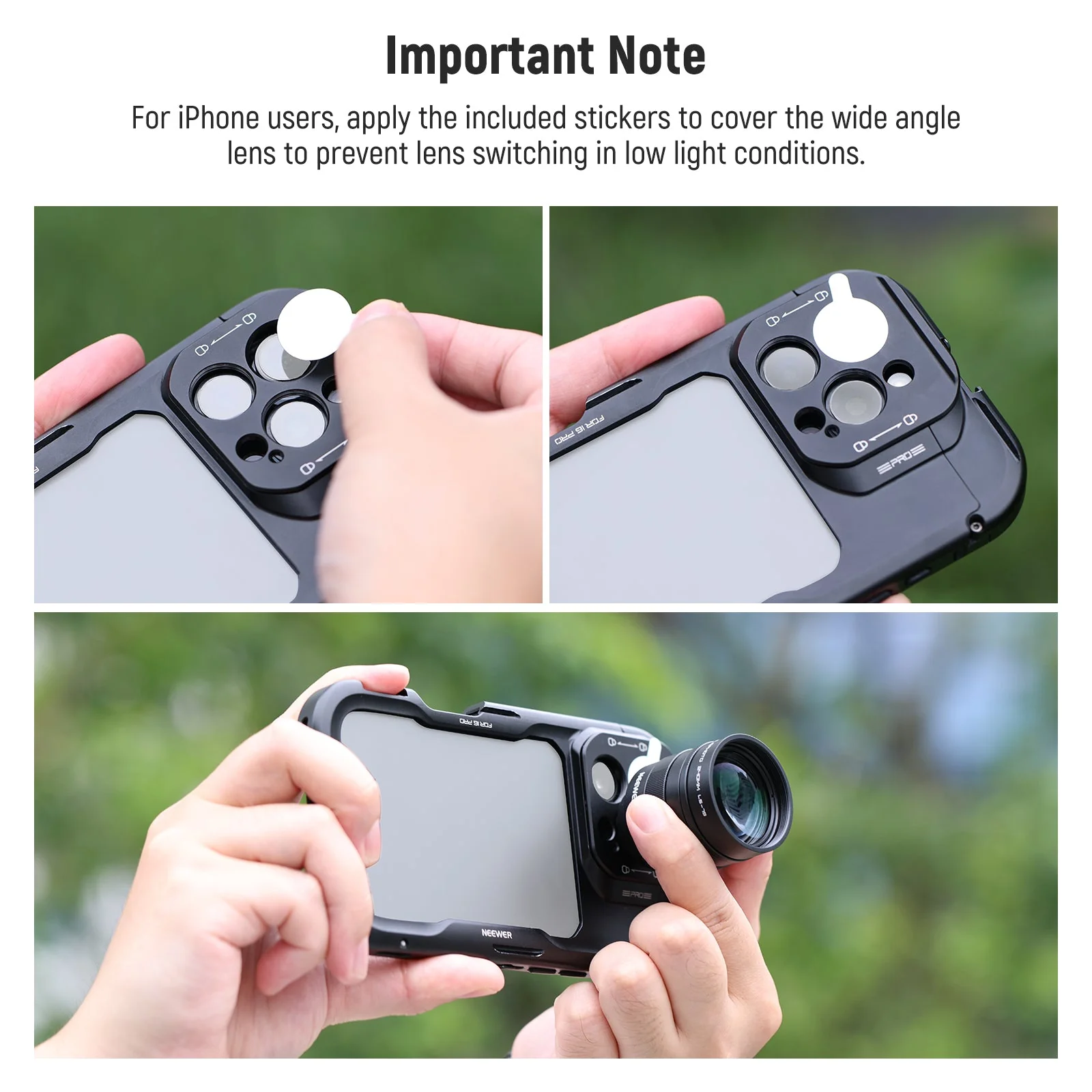 NEEWER LS-79 2X Lens Converter for Phone Telephoto Camera Lens - Image 6