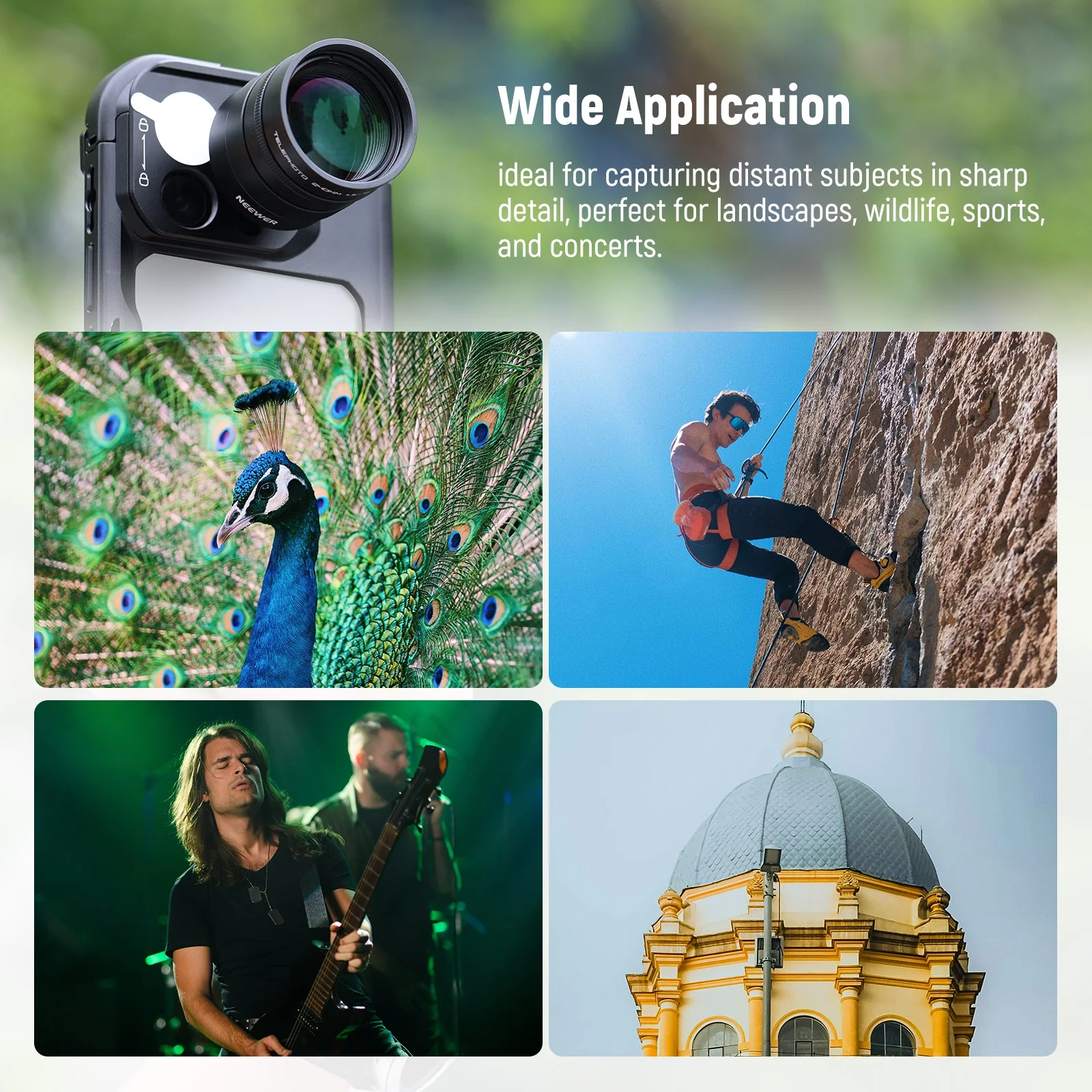 NEEWER LS-79 2X Lens Converter for Phone Telephoto Camera Lens - Image 7
