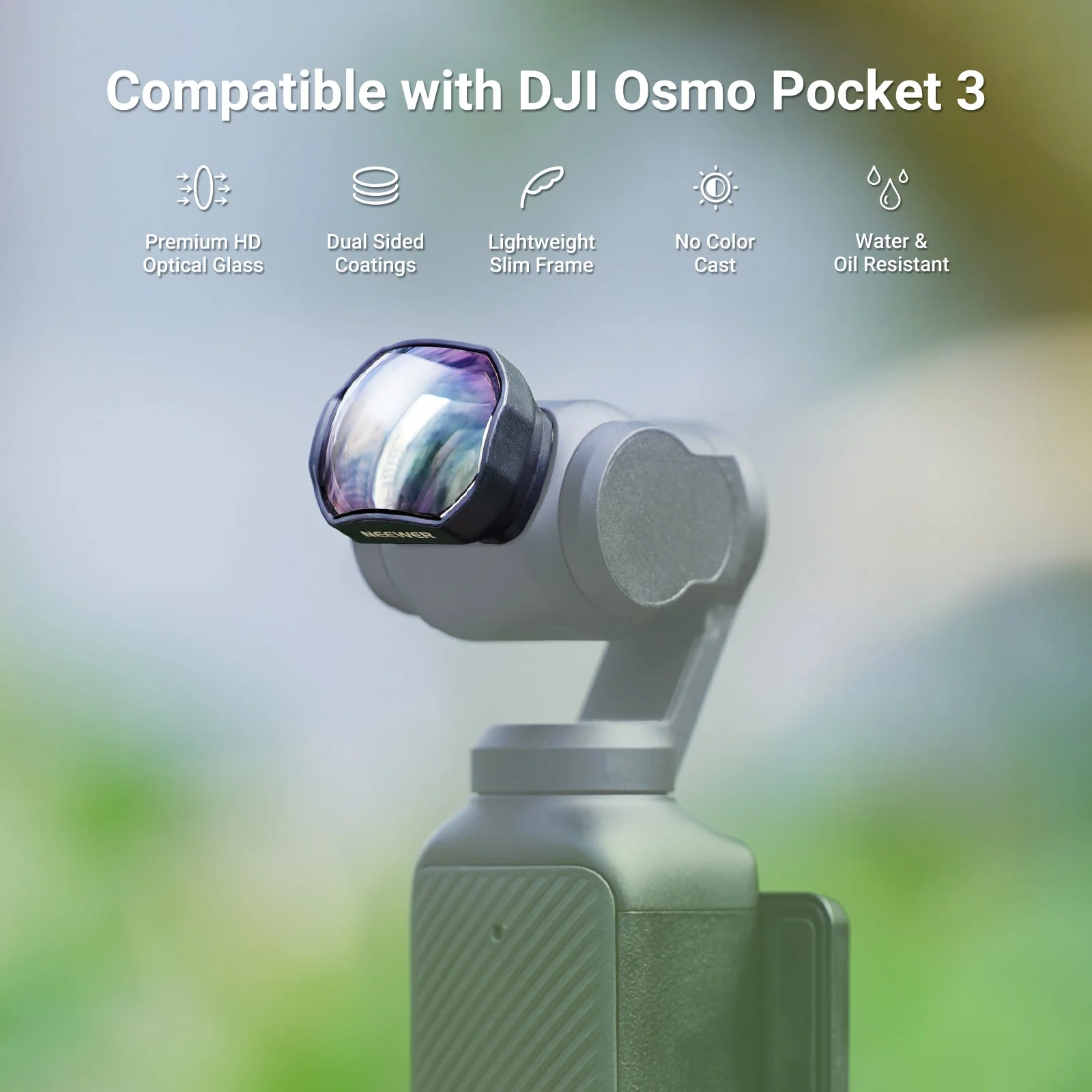 NEEWER LS-84 2X Teleconverter Lens For DJI Osmo Pocket 4 / Pocket 3 - Image 2