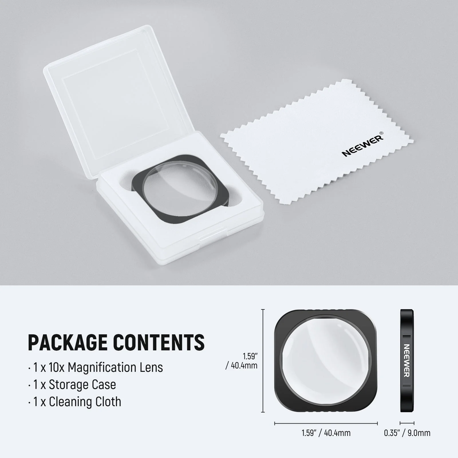 NEEWER LS-C40 10X Macro Lens For Insta360 Ace Pro/Ace Pro 2 - Image 7
