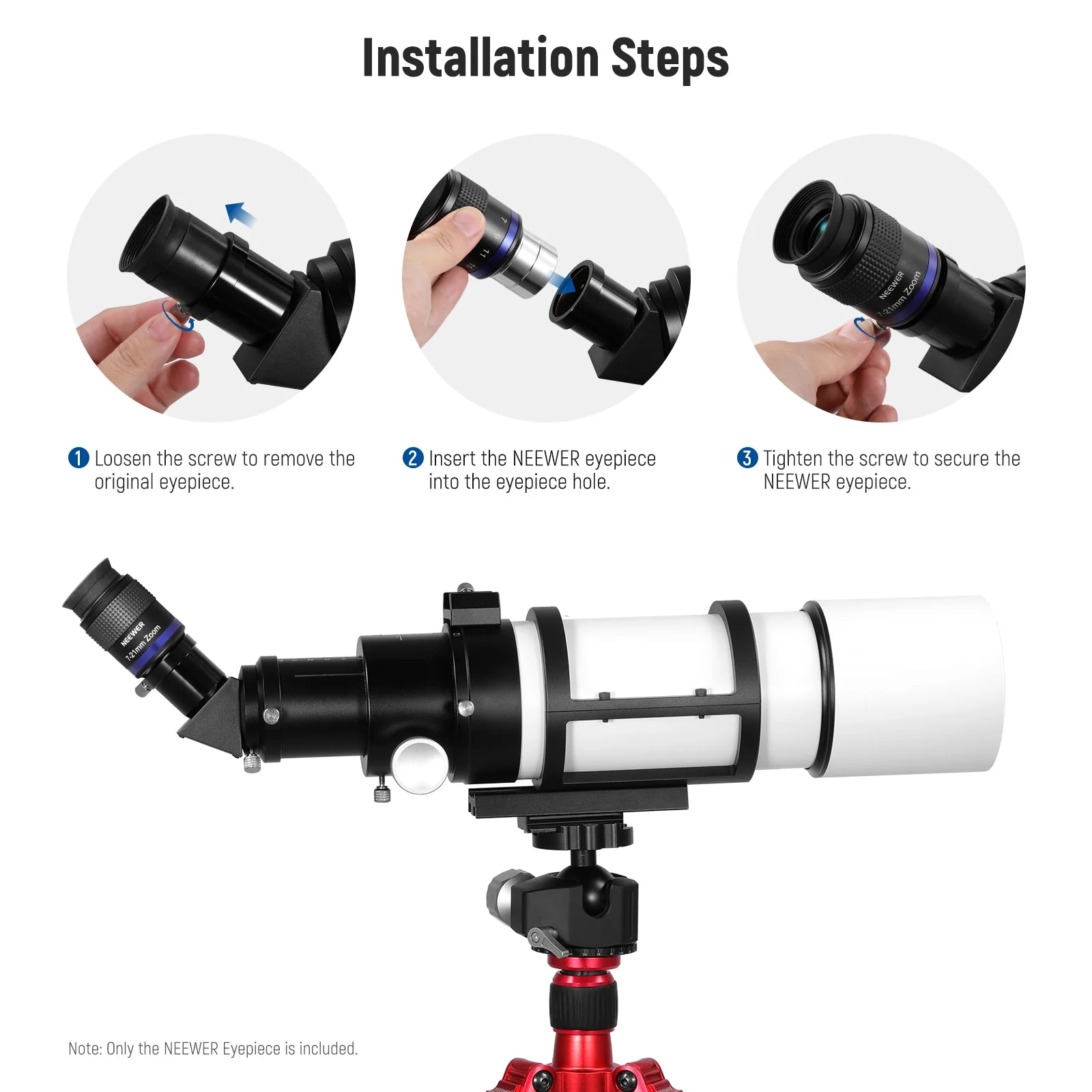 NEEWER LS-T22 Zoom Telescope Eyepiece - Image 9