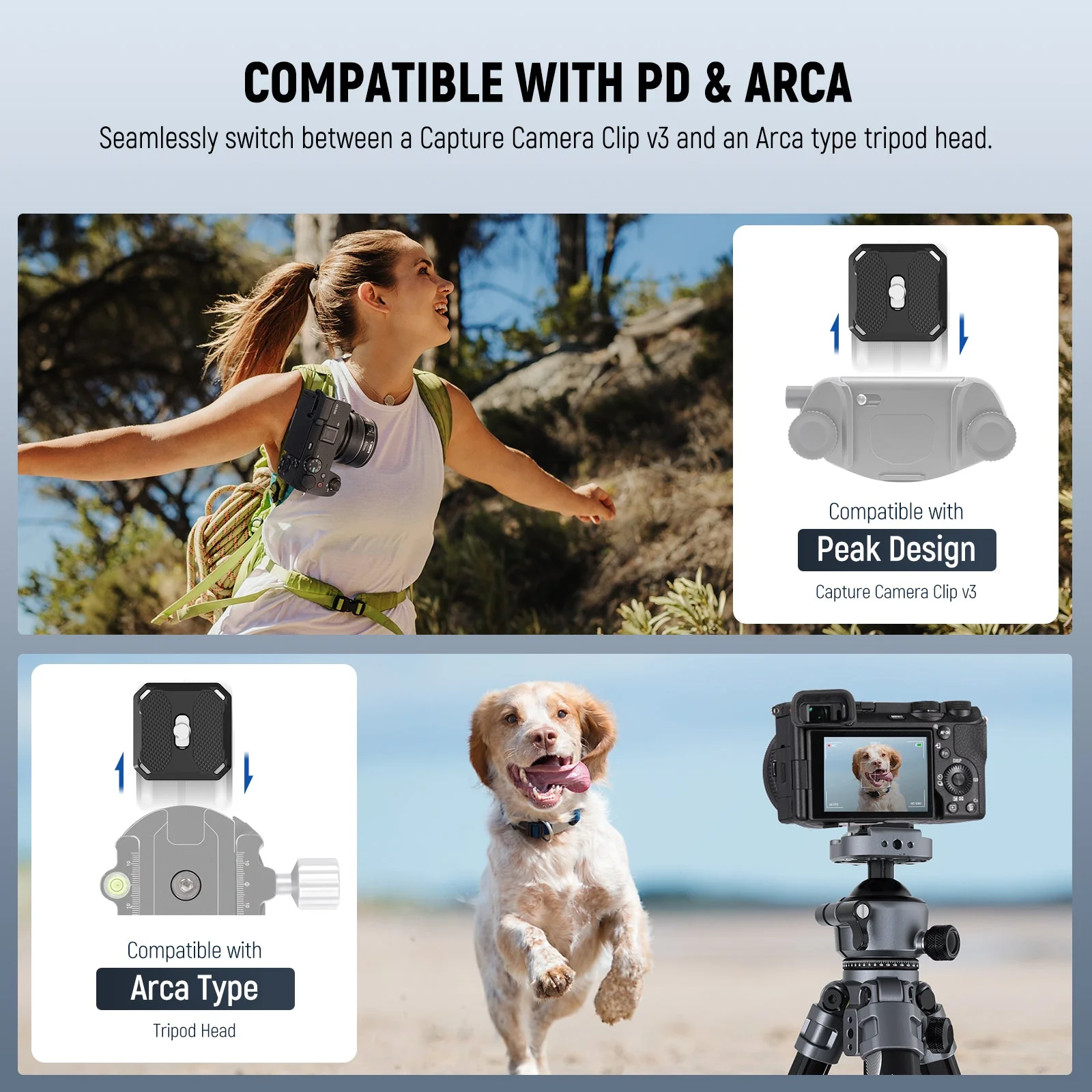 NEEWER LT07 61" Aluminum Travel Tripod - Image 6