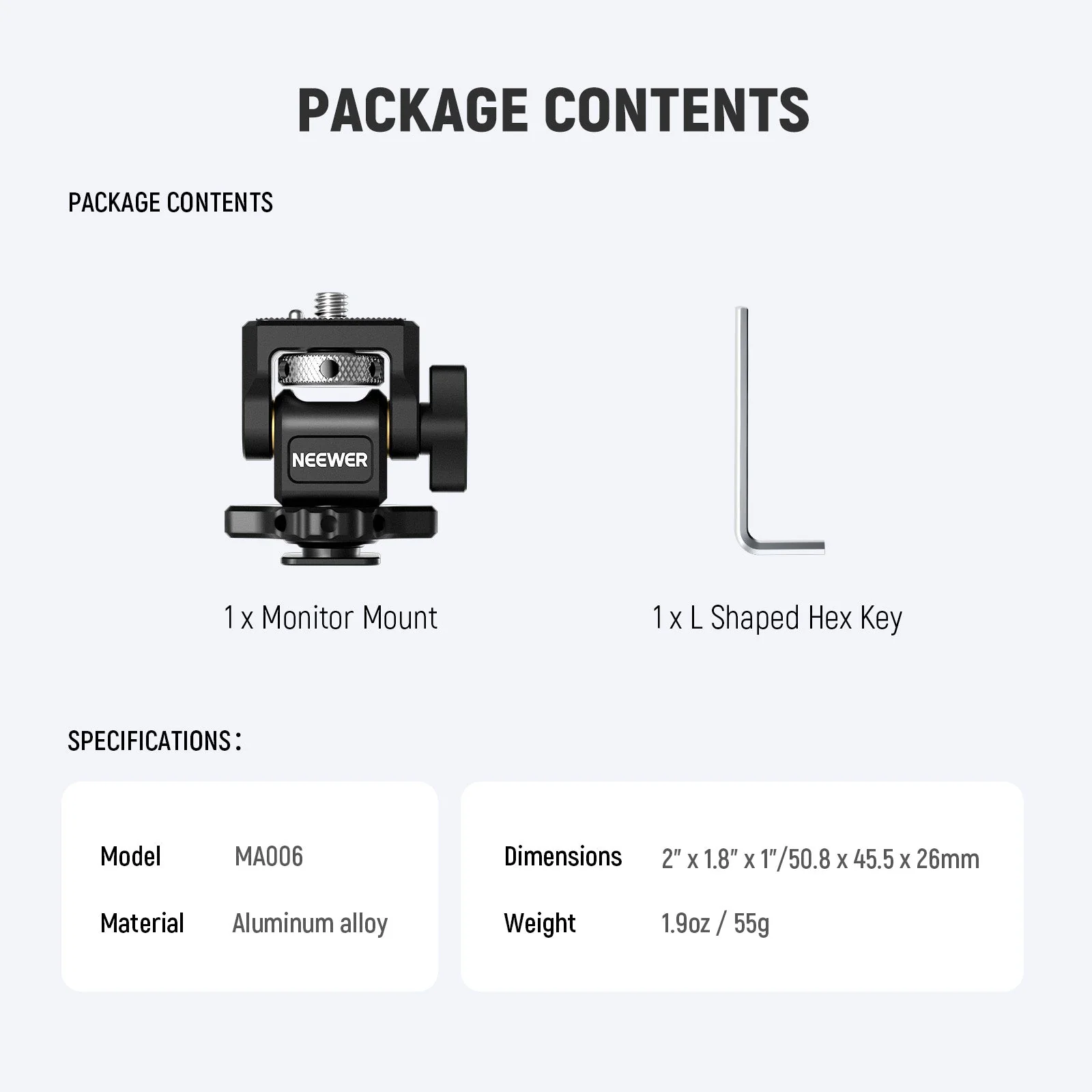 NEEWER MA006 Field Monitor Holder - Image 8