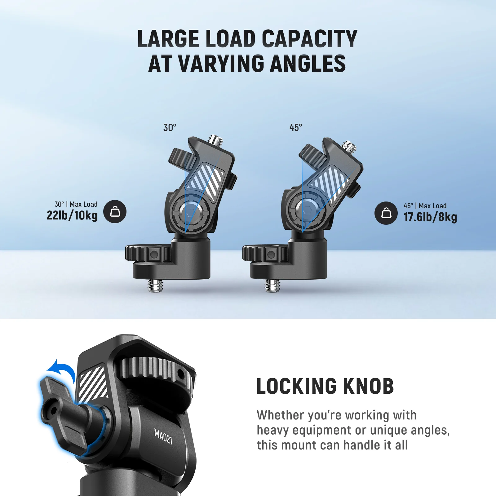 NEEWER MA021 Camera Monitor Mount for 5"/7" Monitors - Image 6