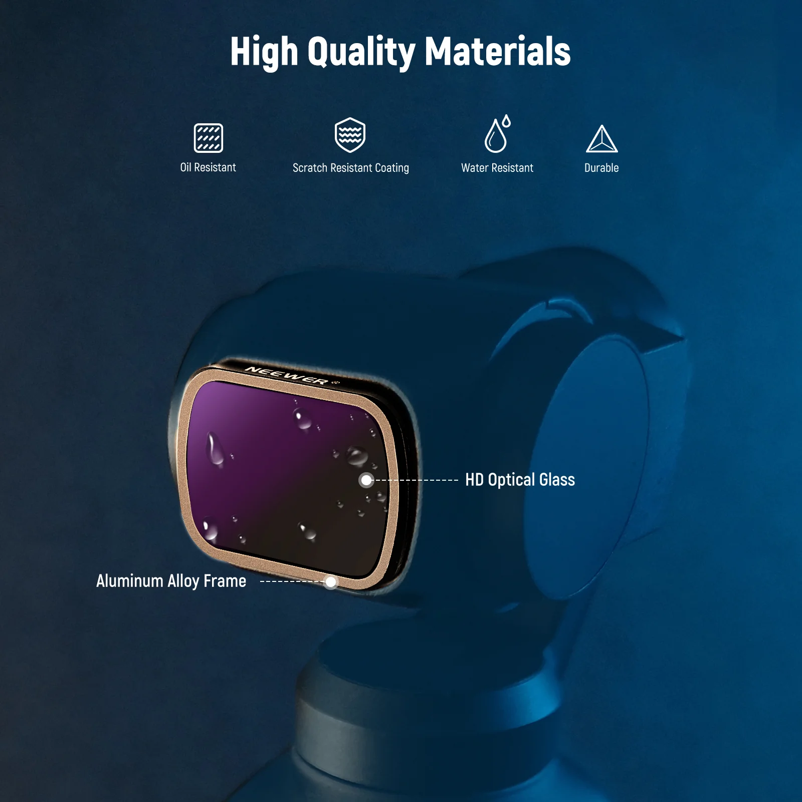 NEEWER Magnetic Lens Filter Kit Compatible with DJI Osmo Pocket Camera - Image 7