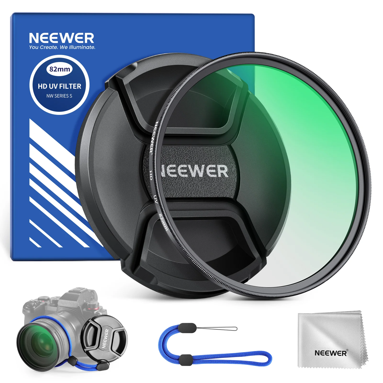 NEEWER MC UV Protection Filter with Lens Cap