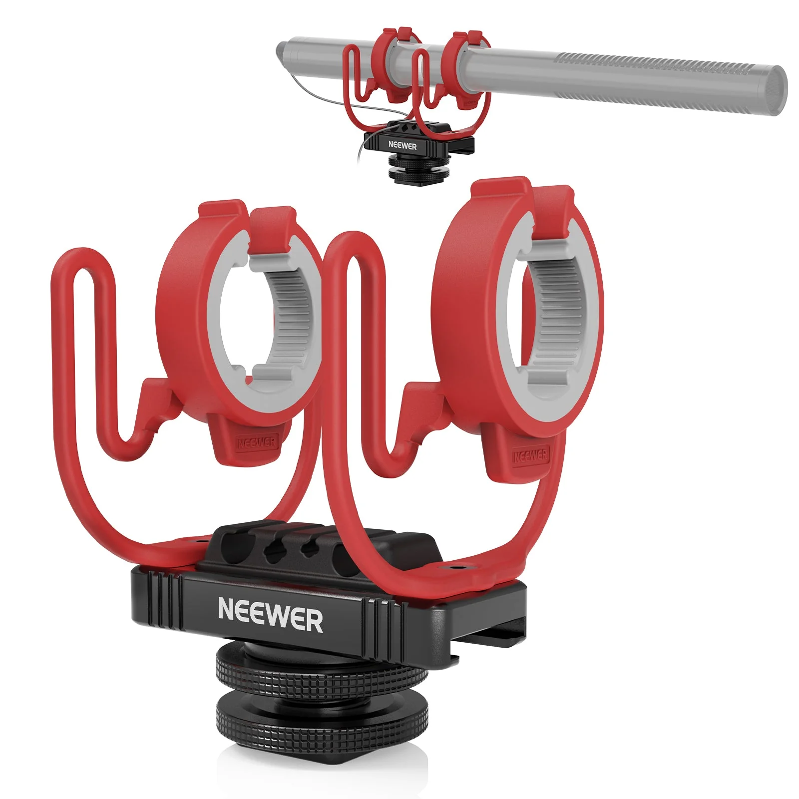 NEEWER MH1 Microphone Shock Mount with Cold Shoe