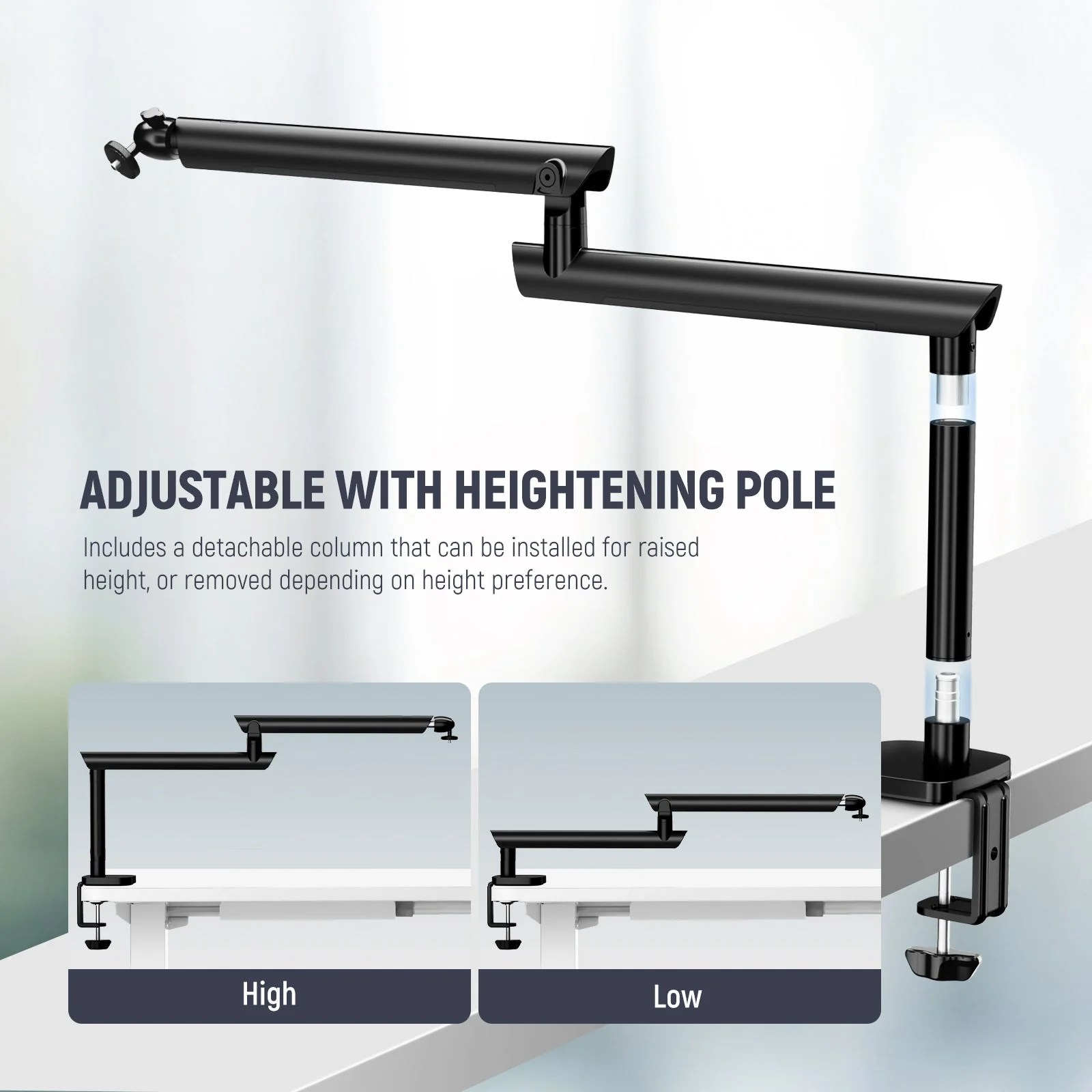 NEEWER MS007 Low Profile Mic Stand - Image 4