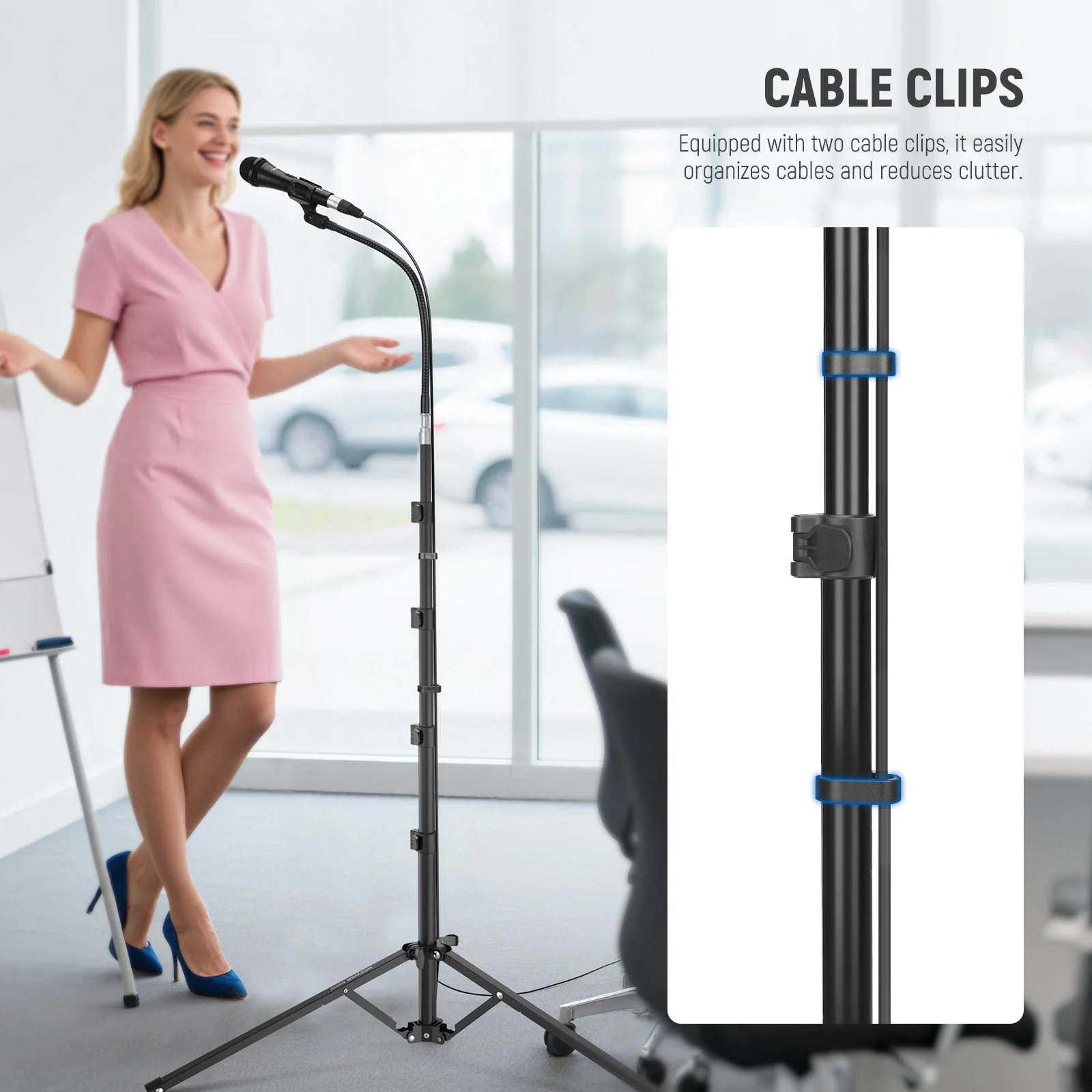NEEWER MS010 Microphone Stand Tripod - Image 3