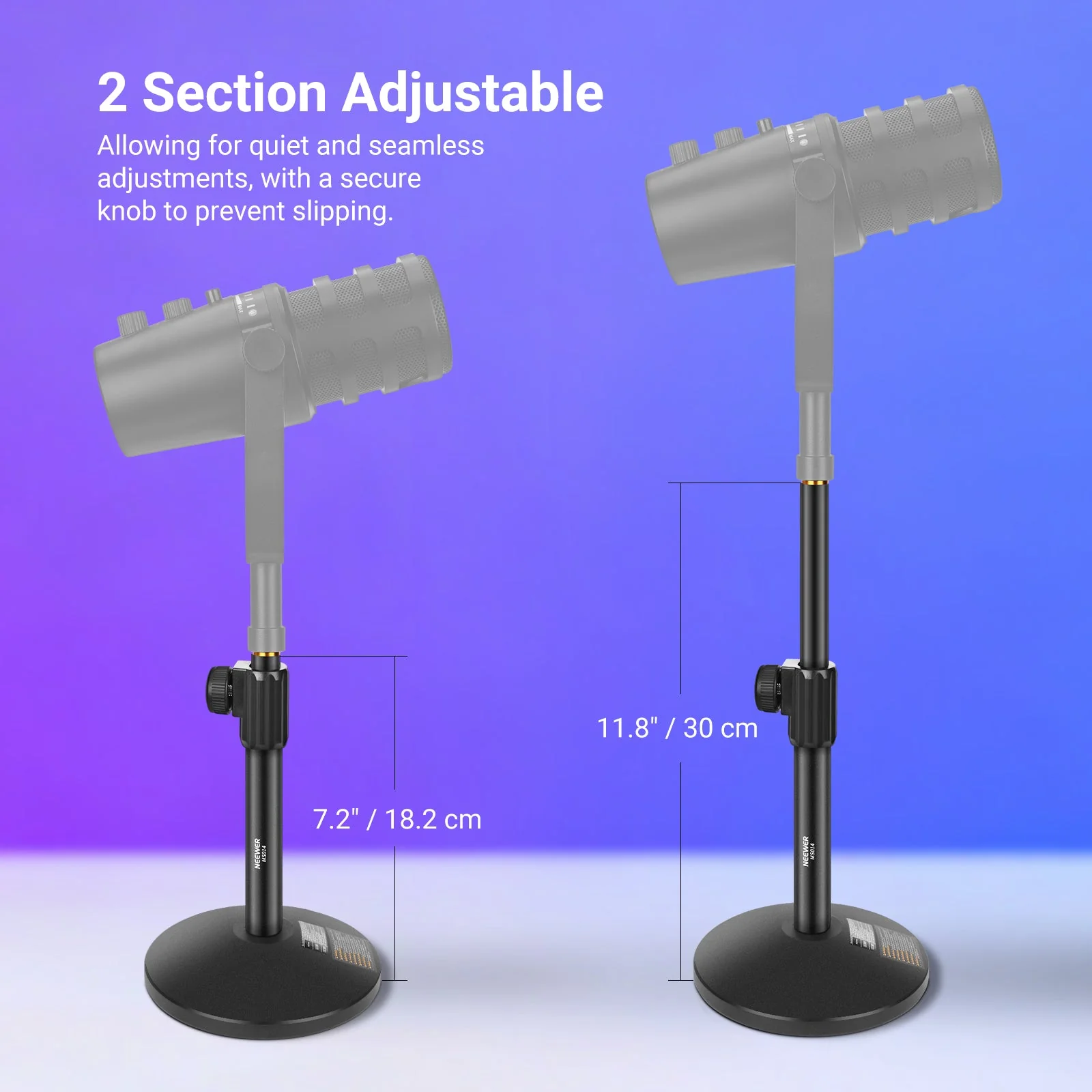 NEEWER MS014 Desk Microphone Stand - Image 3