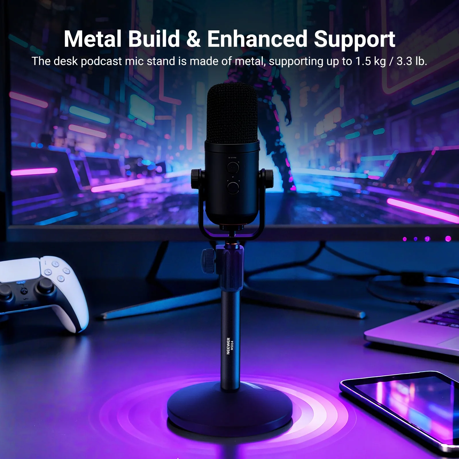 NEEWER MS014 Desk Microphone Stand - Image 4