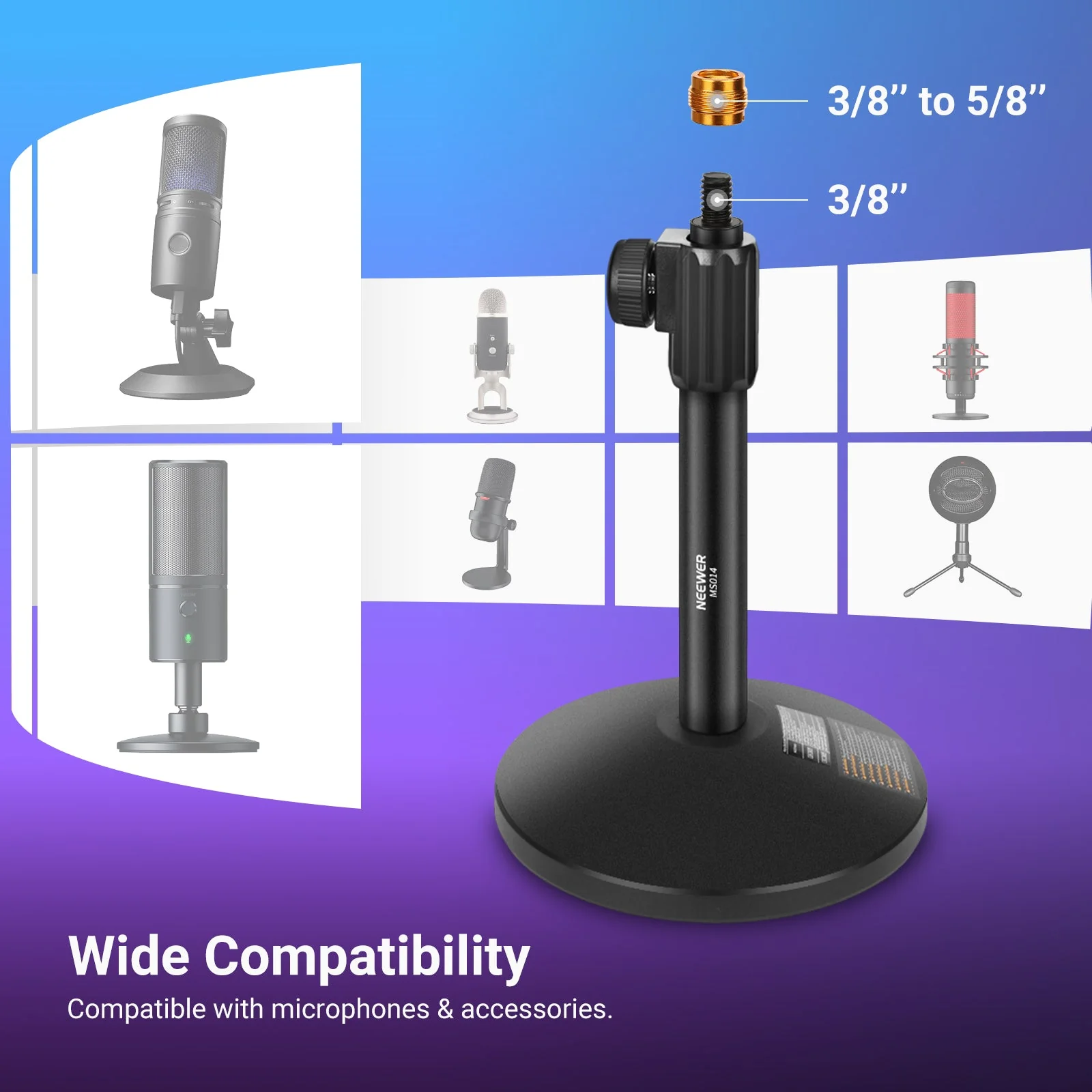 NEEWER MS014 Desk Microphone Stand - Image 5