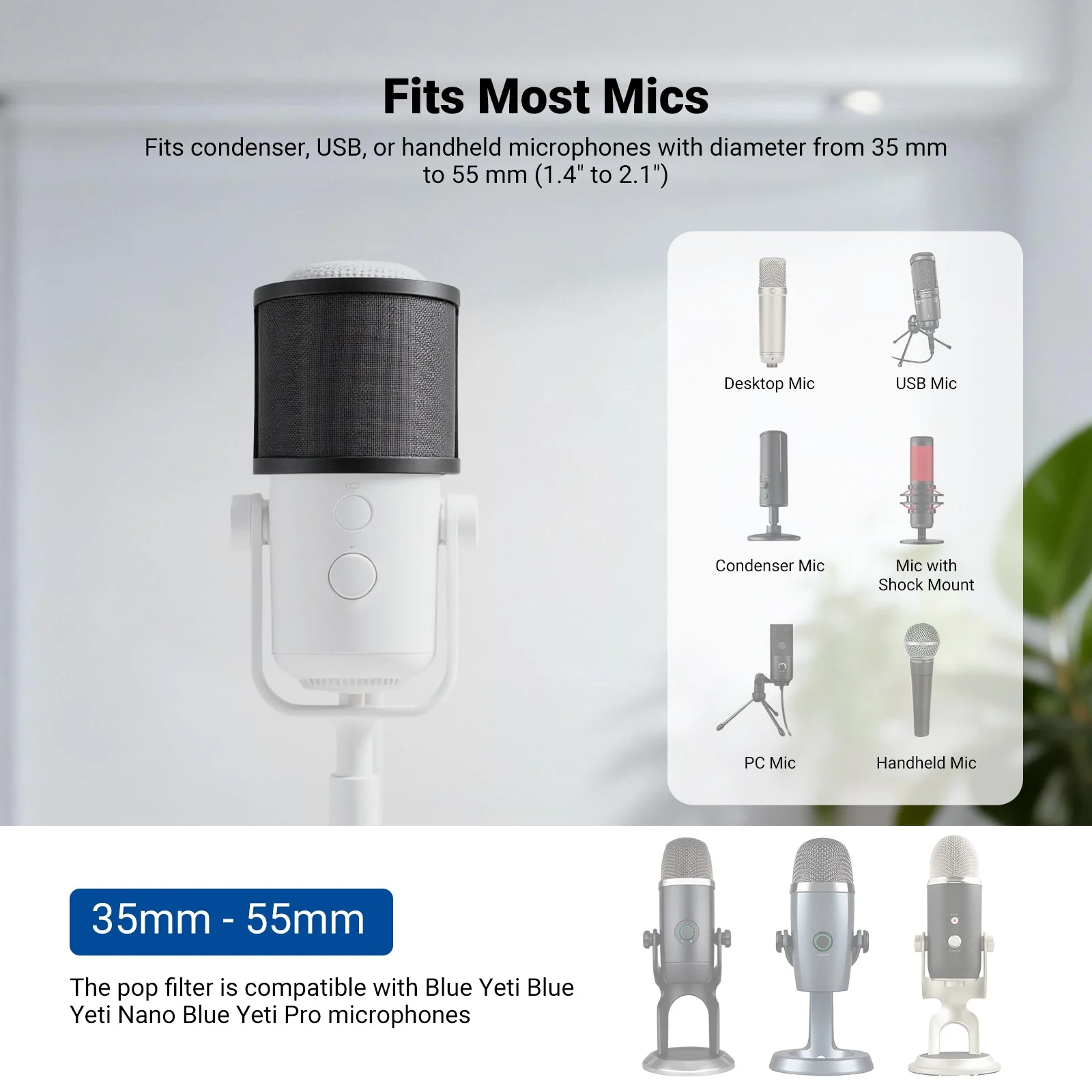 NEEWER MS020/MS021 Microphone Pop Filter - Image 10