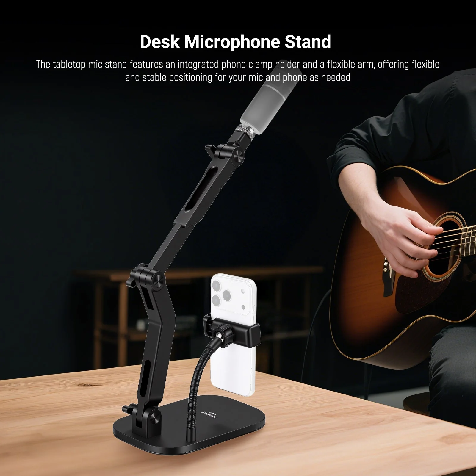 NEEWER MS022 Desk Microphone Stand - Image 2