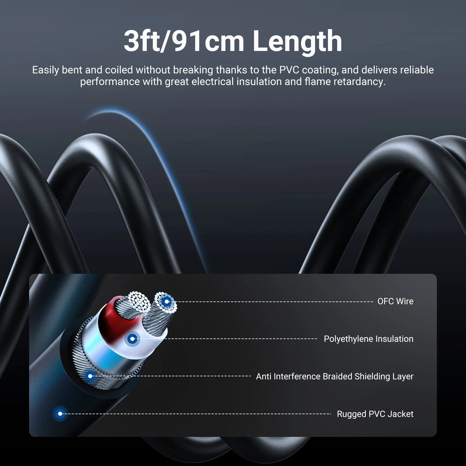 NEEWER MS023 3.5mm to XLR Cable - Image 11