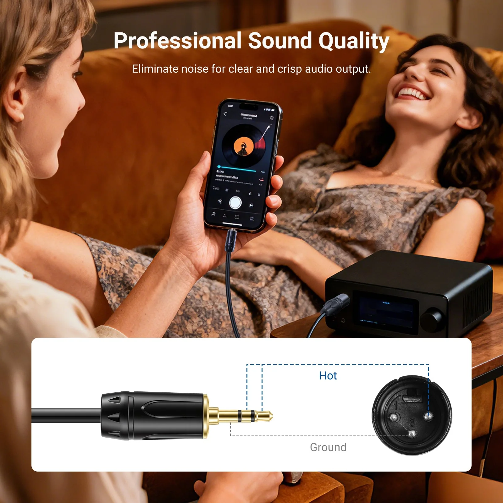 NEEWER MS023 3.5mm to XLR Cable - Image 5