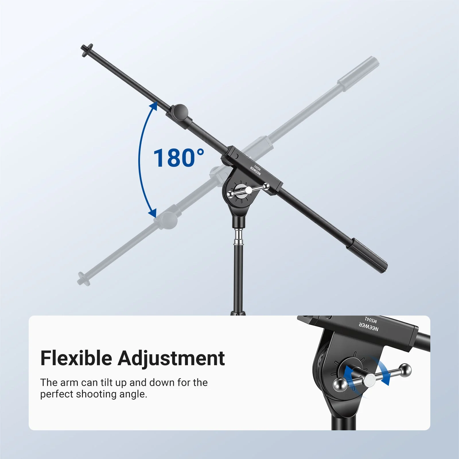 NEEWER MS041 Boom Arm for Mic Stand - Image 4