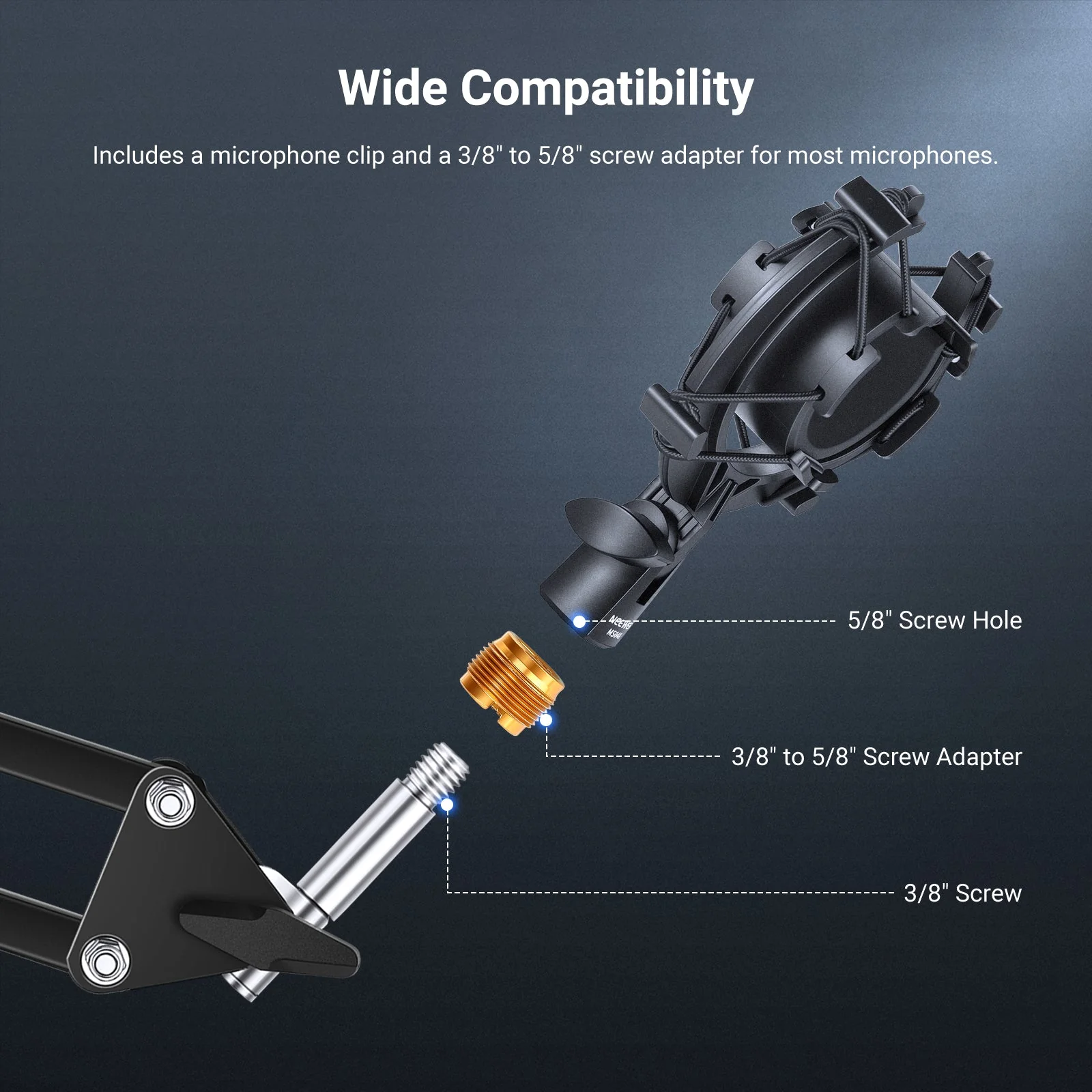NEEWER MS043/MS048 Microphone Shock Mount - Image 13