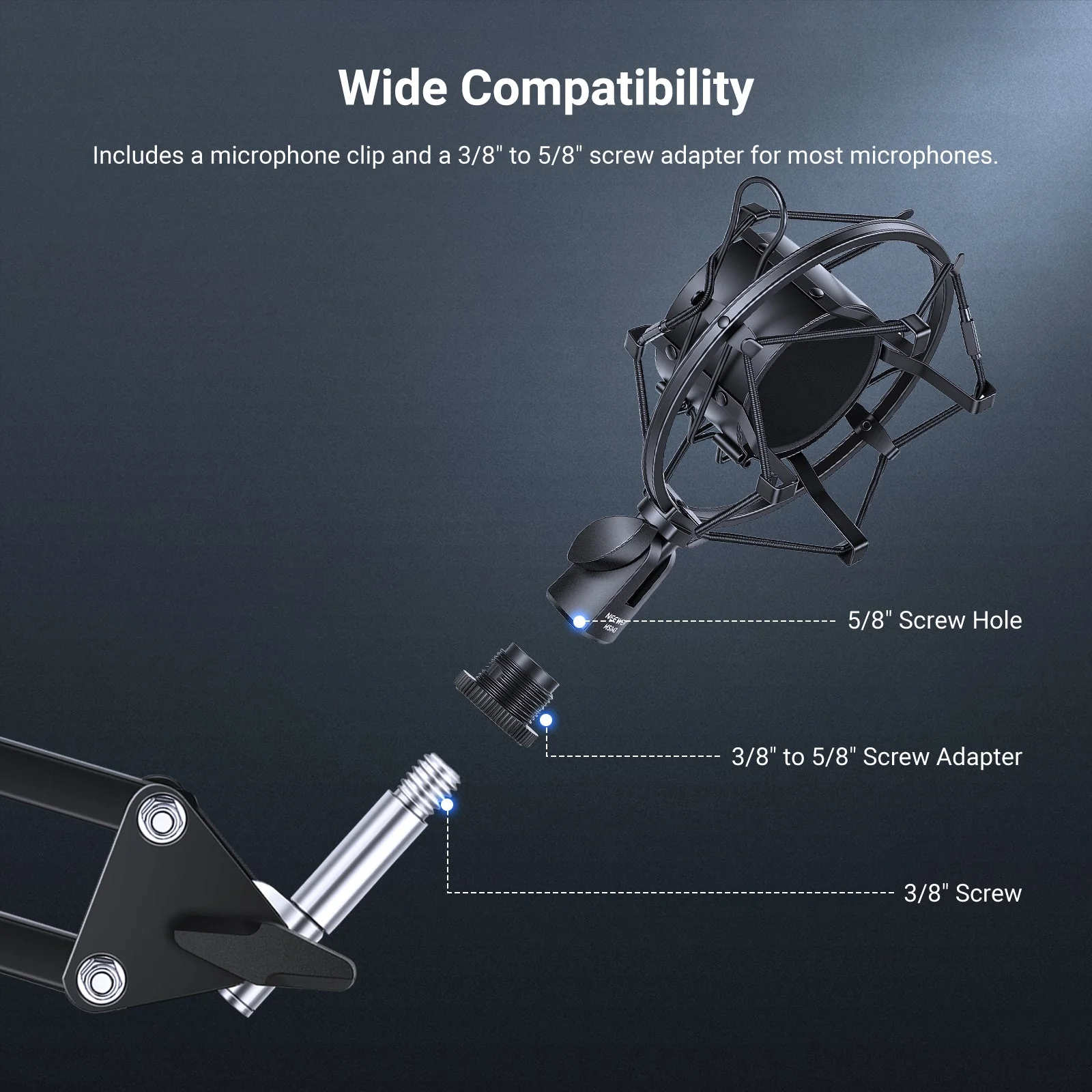 NEEWER MS043/MS048 Microphone Shock Mount - Image 5