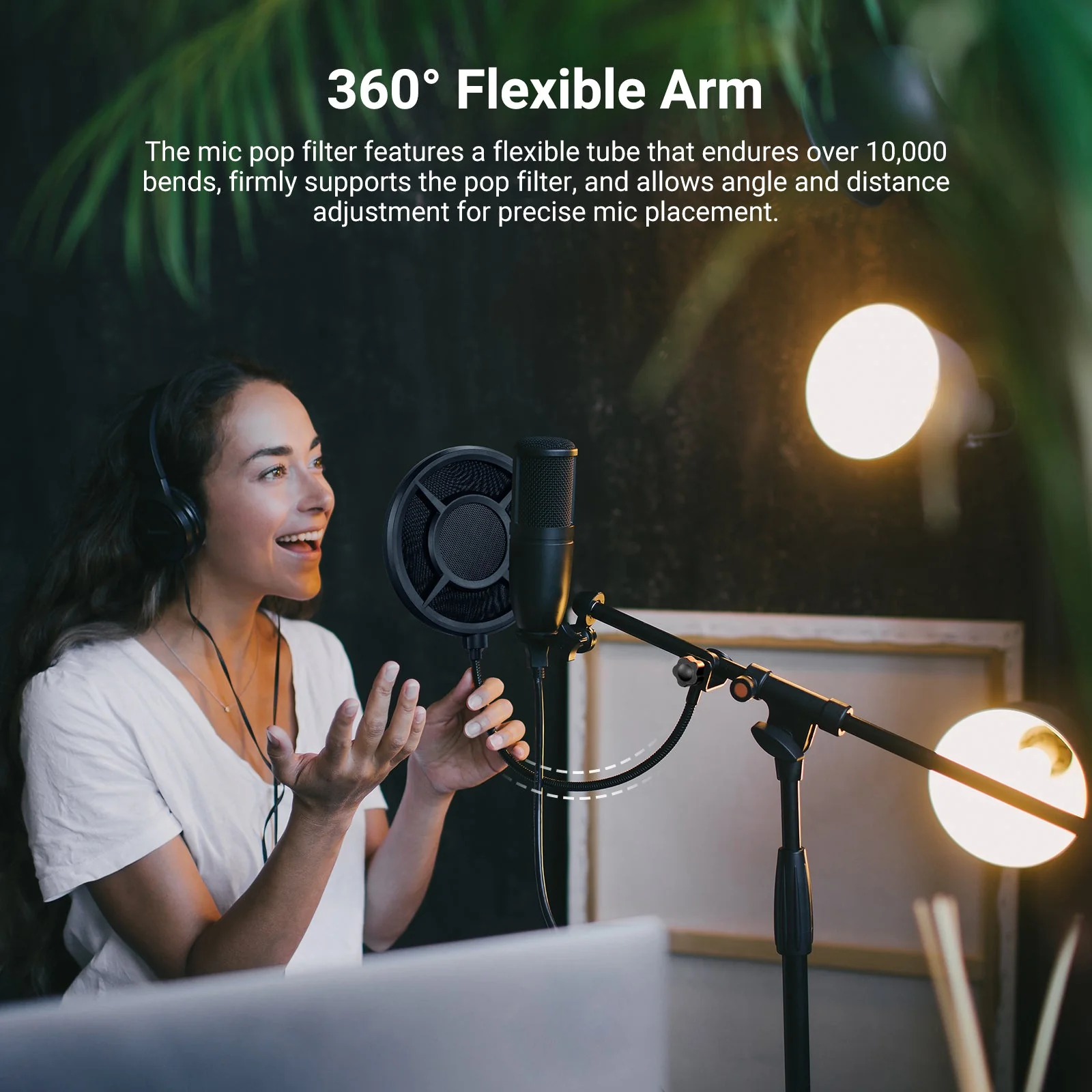 NEEWER MS044 Metal Pop Filter for Microphone - Image 4