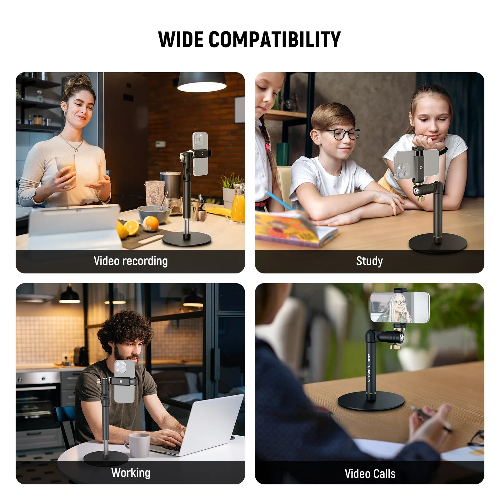 NEEWER MT010 Adjustable Desk Phone Holder Stand - Image 7