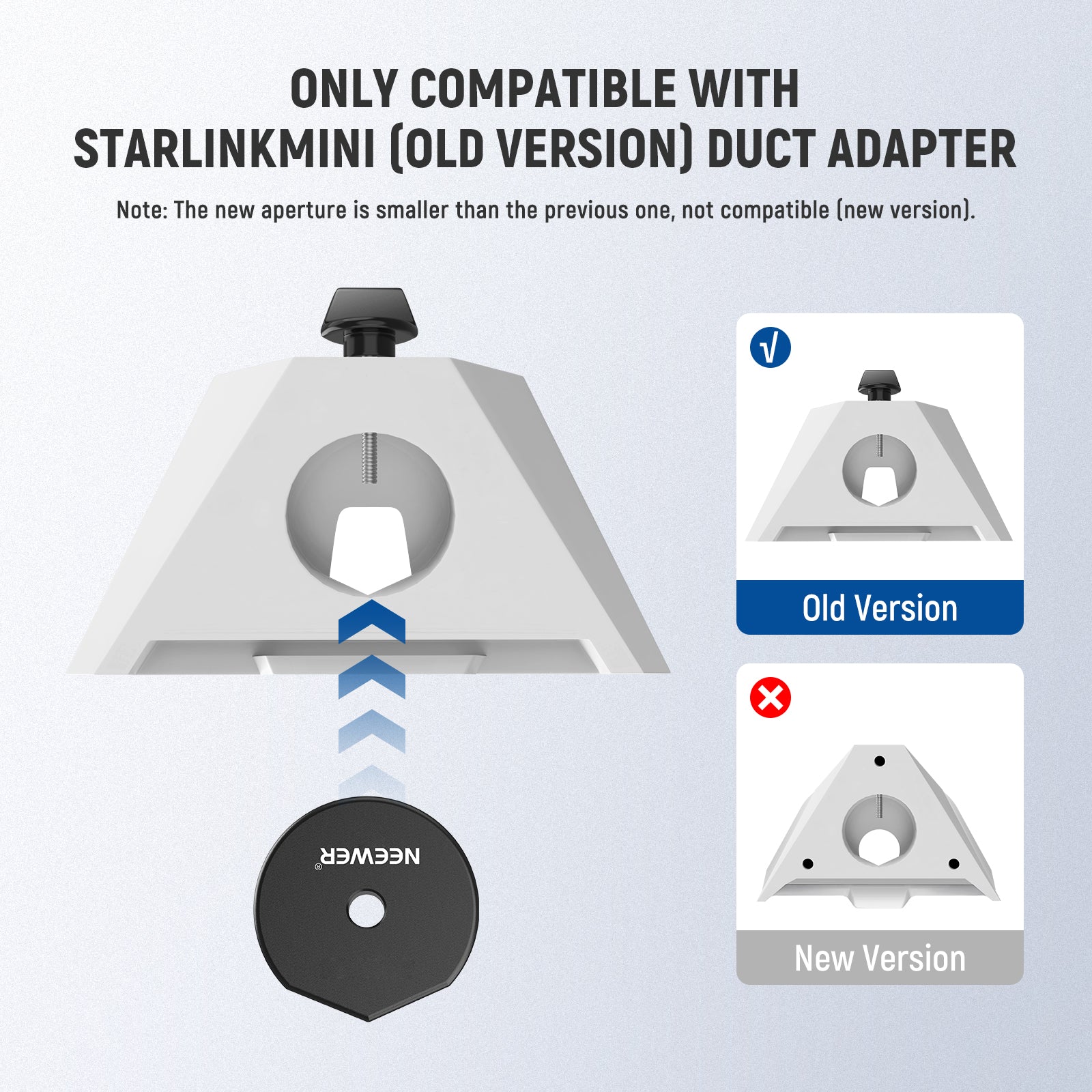 NEEWER NA02 Satellite Tripod Adapter For Starlink Mini - Image 2