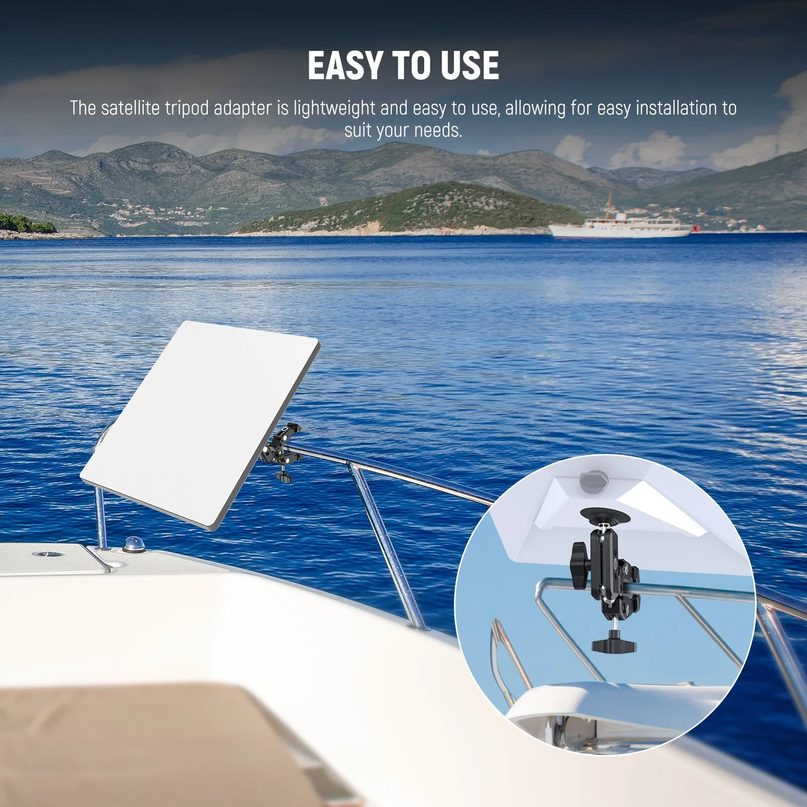 NEEWER NA02 Satellite Tripod Adapter For Starlink Mini - Image 7