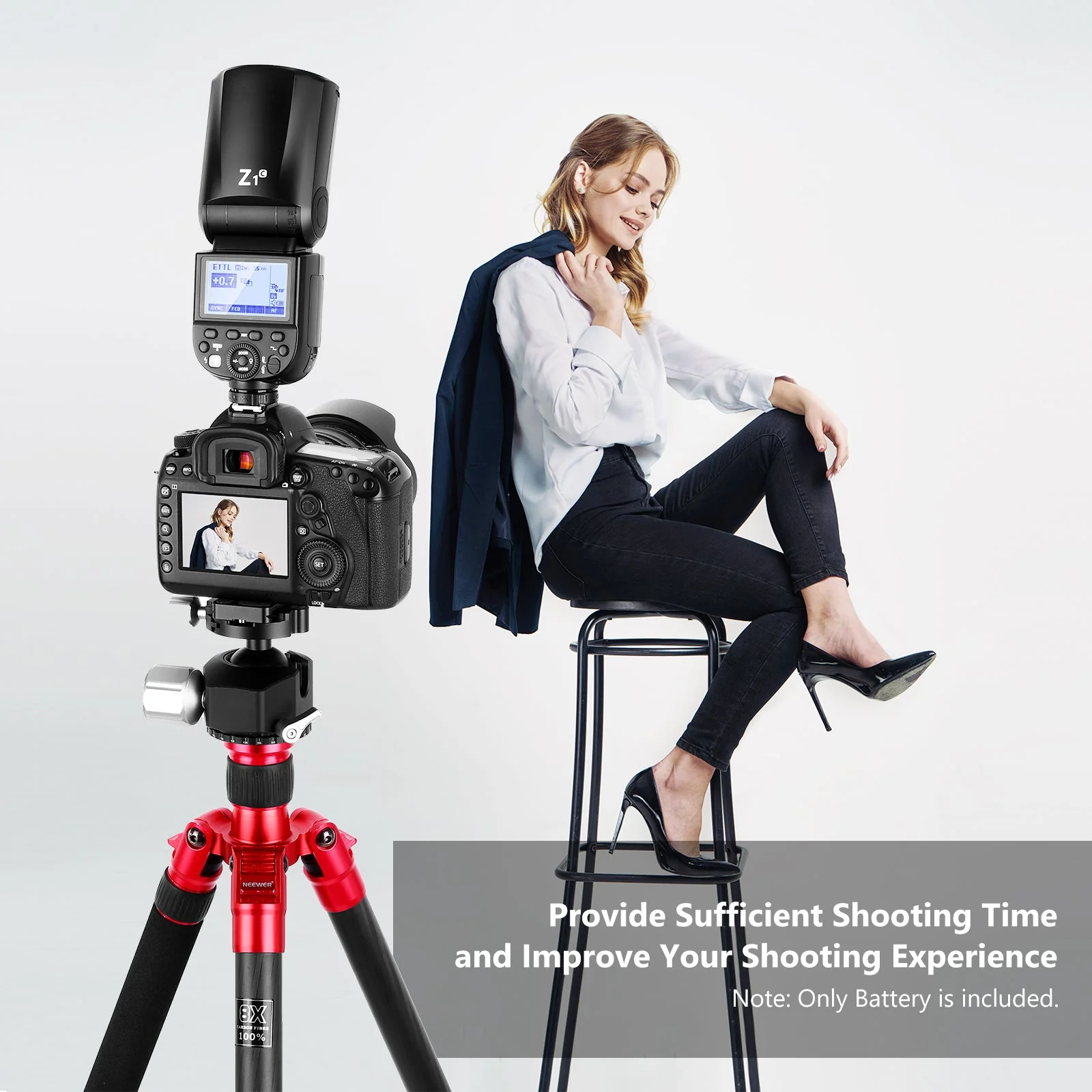 NEEWER NB-Z1 2600mAh Lithium Battery for Z1 Z2 Z760 Z880 Flash Speedlite - Image 6