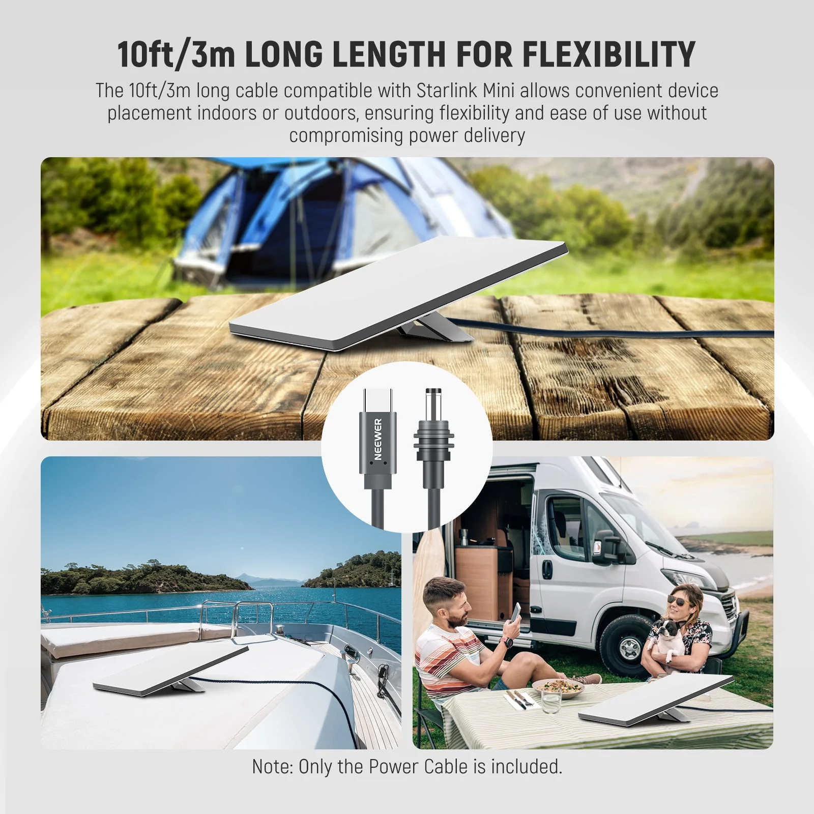 NEEWER NC013 100W PD USB C to DC Power Cable For Starlink Mini - Image 5