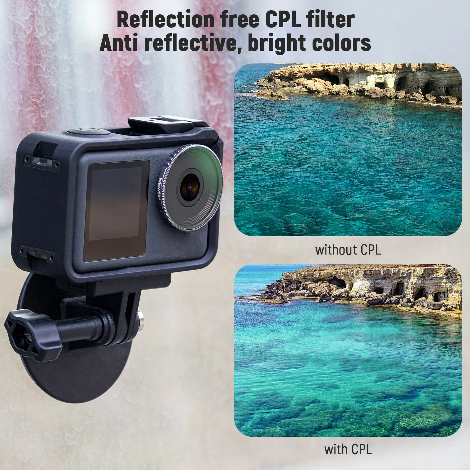 NEEWER ND/CPL Filter Set Compatible with DJI Osmo Action 3 - Image 6
