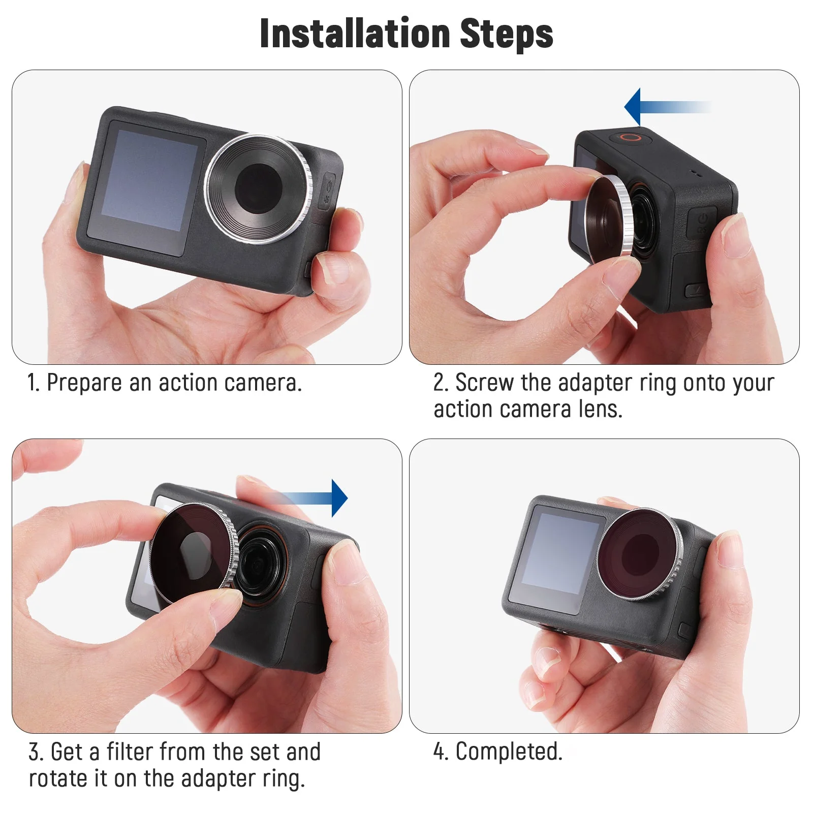 NEEWER ND/CPL Filter Set Compatible with DJI Osmo Action 3 - Image 8