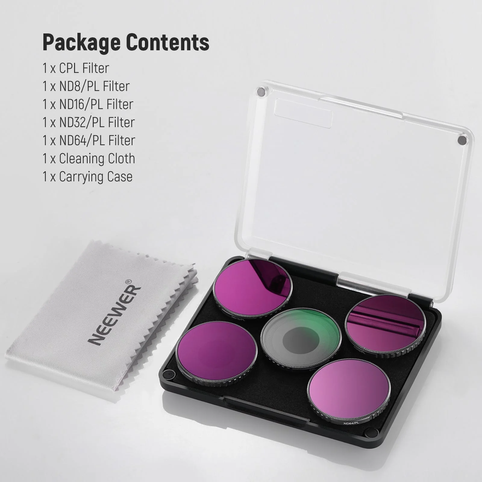 NEEWER ND/CPL Filter Set Compatible with DJI Osmo Action 3 - Image 9