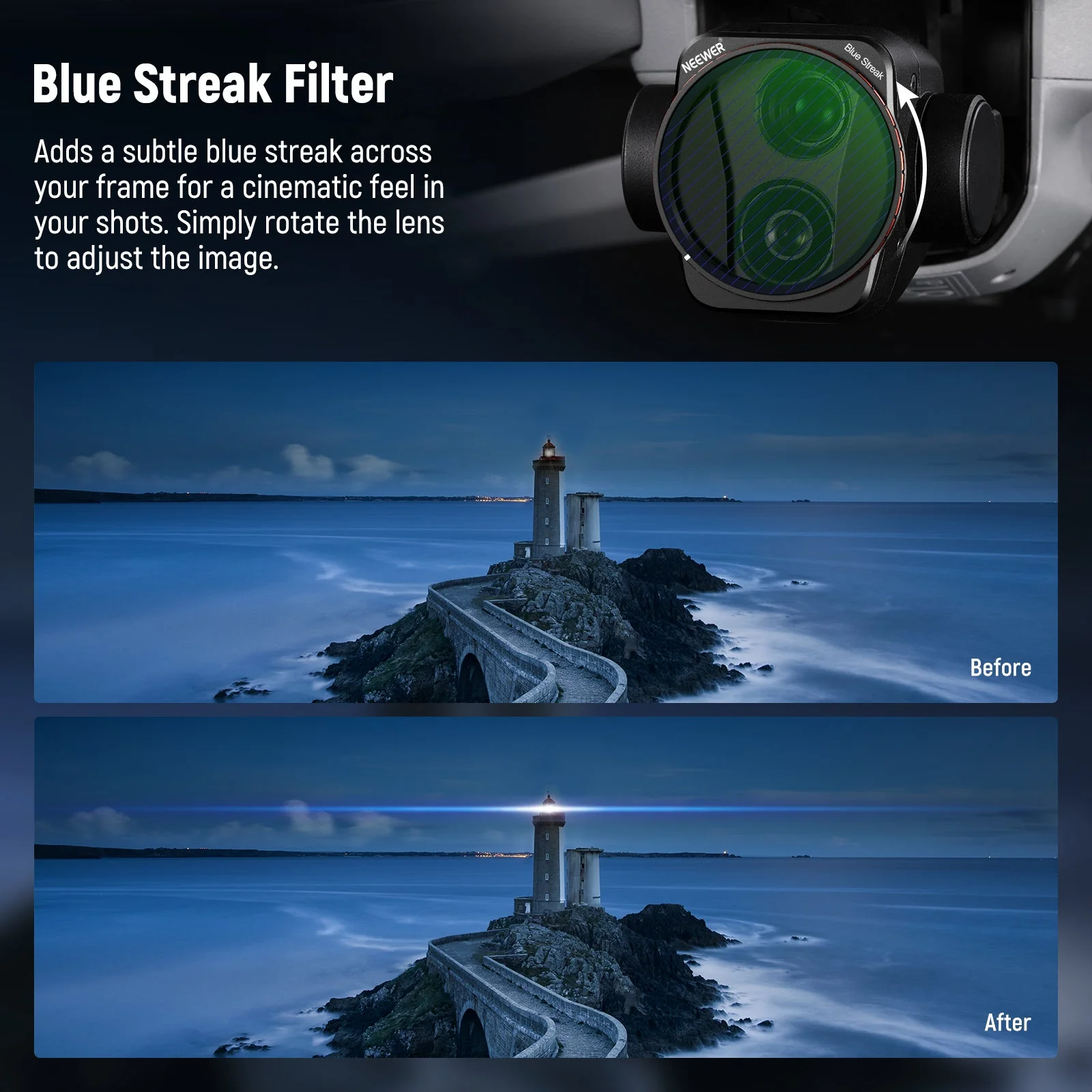 NEEWER ND & CPL & Effect Filter Set For DJI Air 3 - Image 4