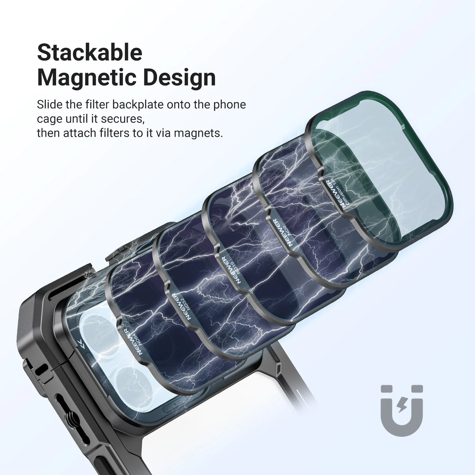 NEEWER Filter Set for iPhone 17 Pro/Pro Max Phone Cage - Image 14