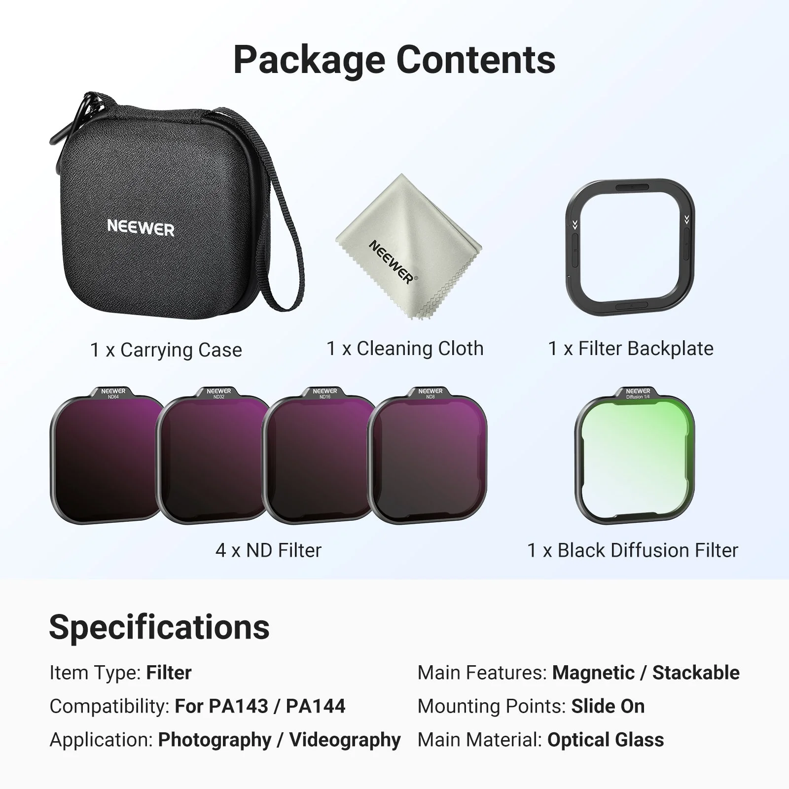 NEEWER Filter Set for iPhone 17 Pro/Pro Max Phone Cage - Image 16