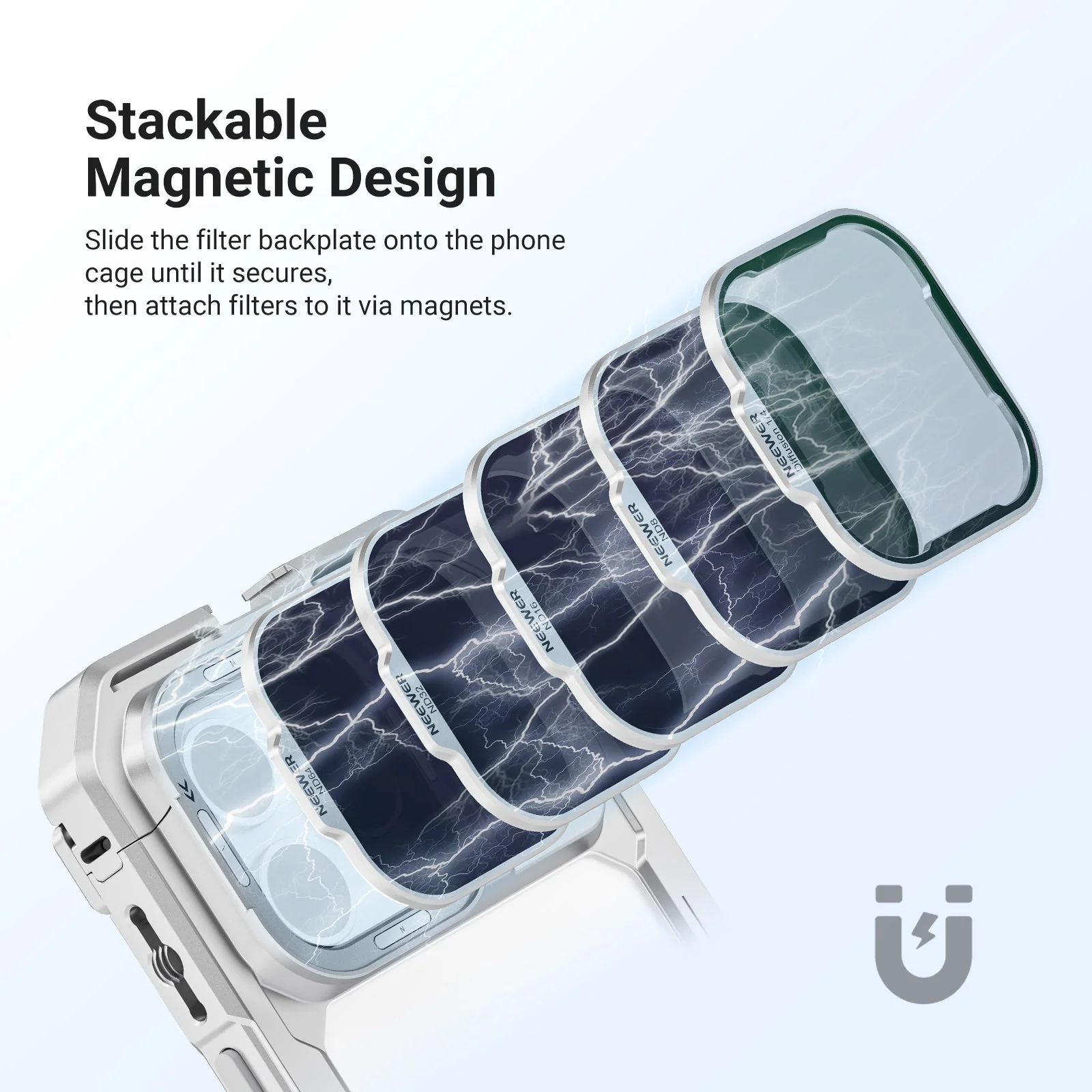 NEEWER Filter Set for iPhone 17 Pro/Pro Max Phone Cage - Image 6