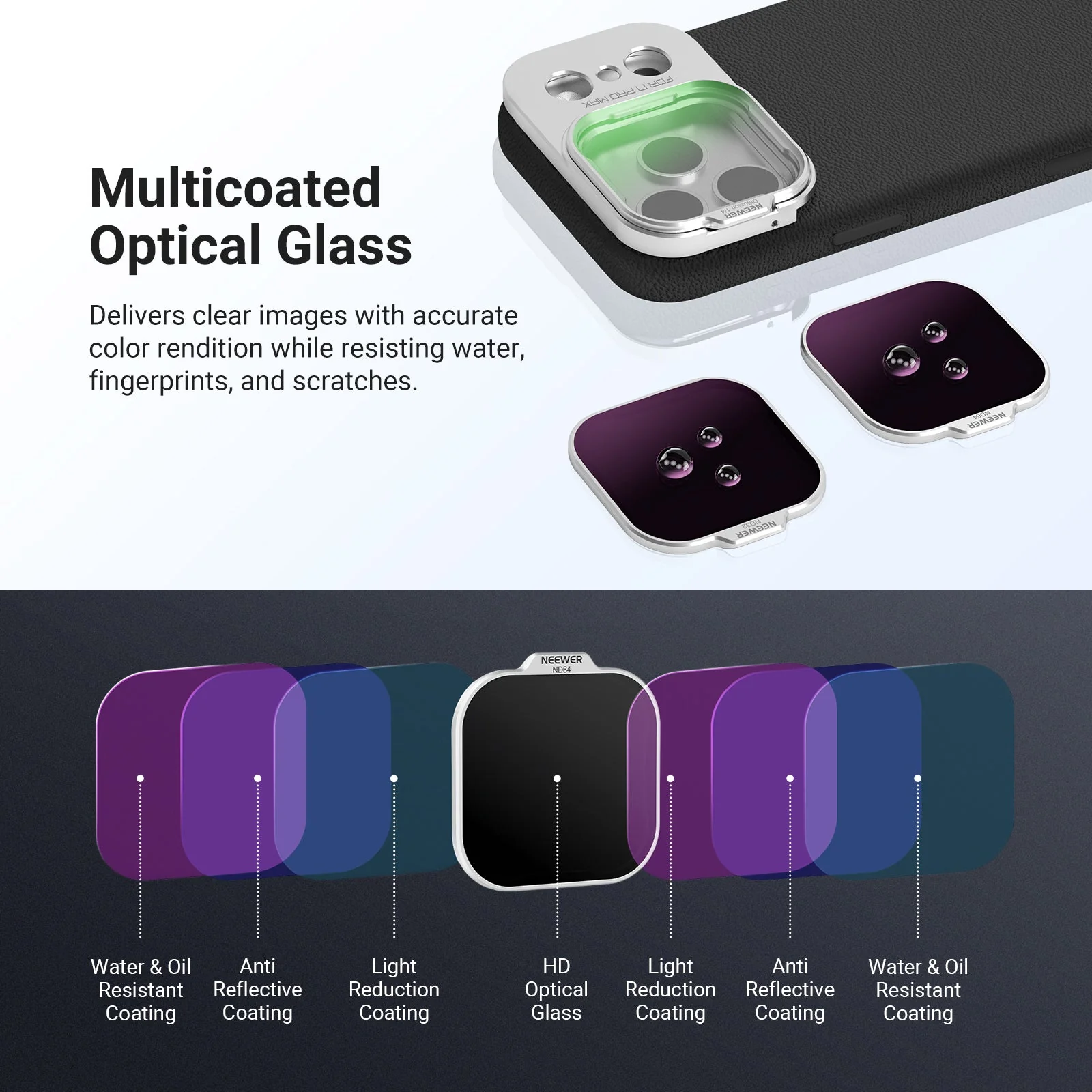 NEEWER ND Filter Set for iPhone 17 Pro/Pro Max Phone Case - Image 5