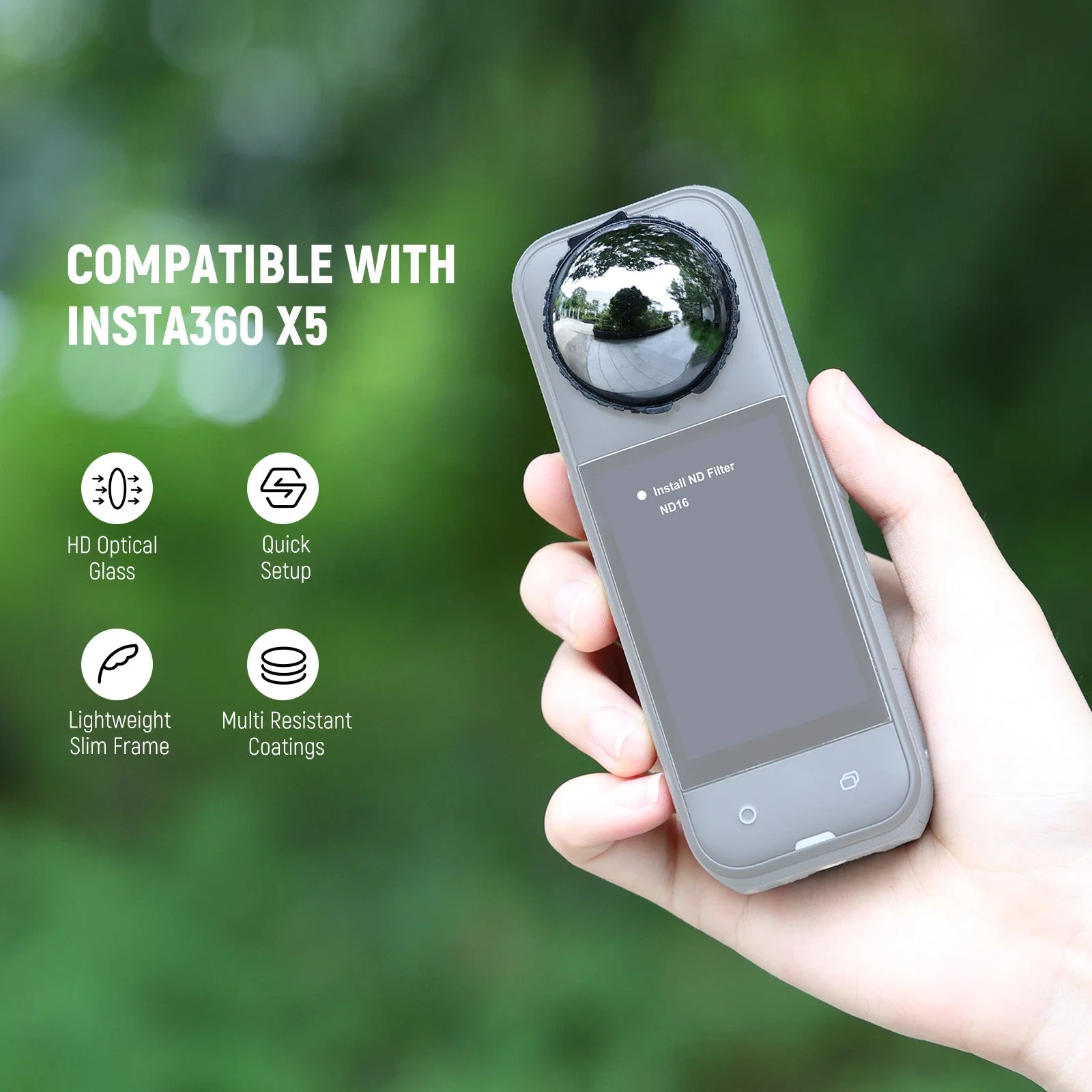 NEEWER ND Filters Compatible with Insta360 X5 - Image 2
