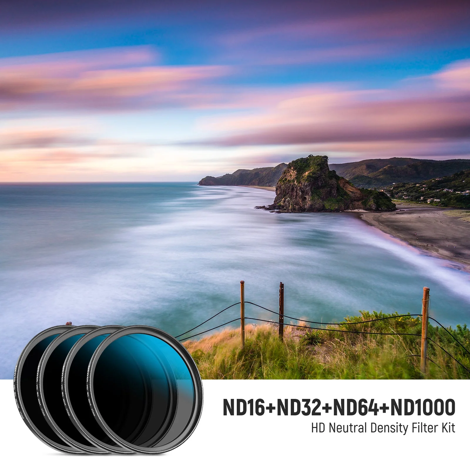 NEEWER ND Lens Filter Set (ND16/ND32/ND64/ND1000) - Image 2
