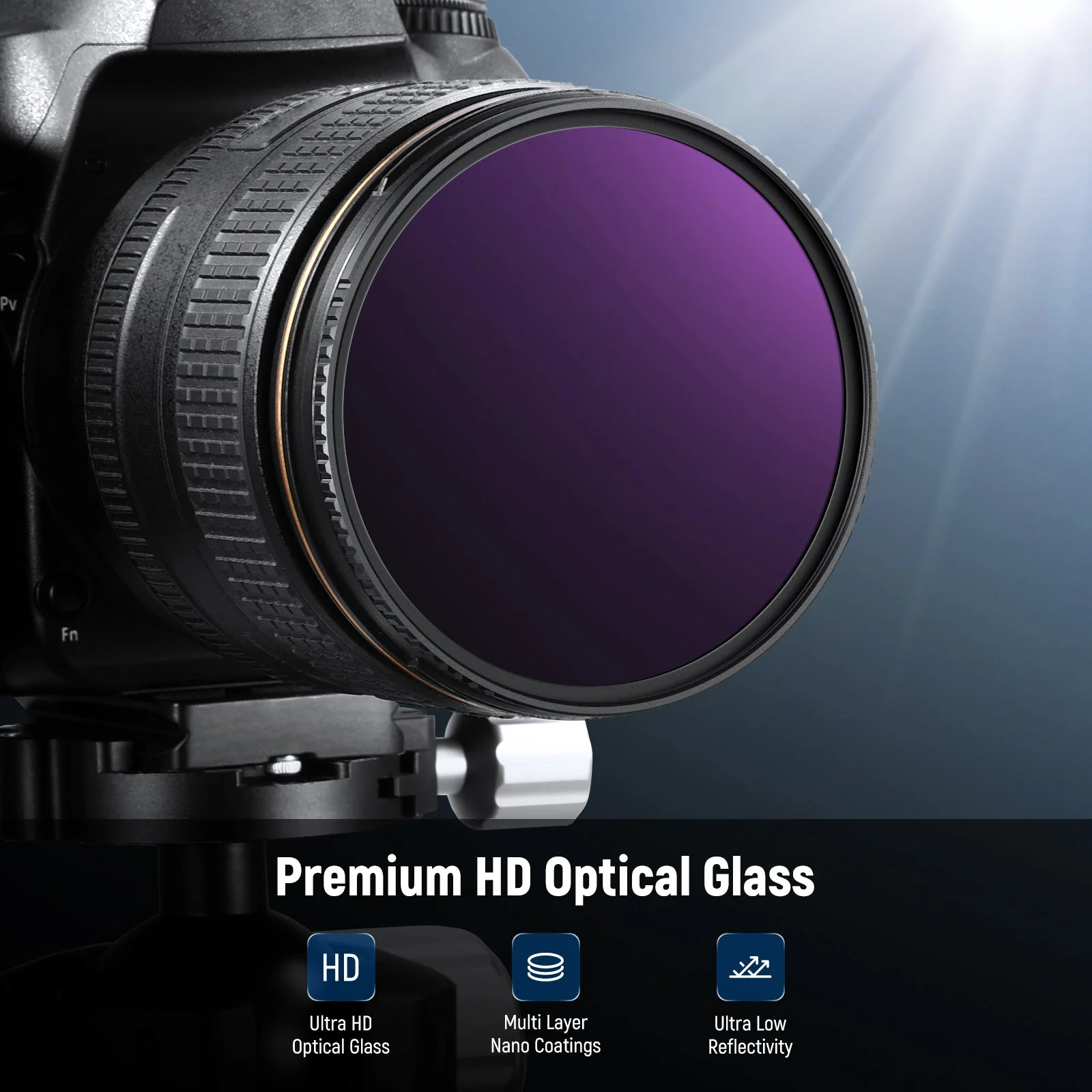 NEEWER ND100000 (16.5 Stop) Limited Neutral Density ND Filter - Image 4